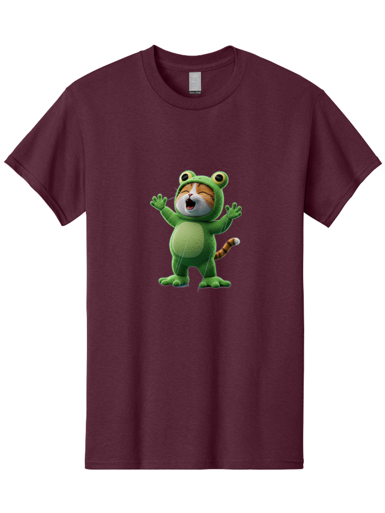 Cat-In-Frog-Costume-4 Men'S Graphic Tee, 100% Cotton, Comfortable Casual Summer Wear, Machine Washable, Vintage Camera, Old Camera, Antique Camera, Black Camera, Classic Photography, Photography Equipment, Nostalgic Device, Film Camera, Bak201 4