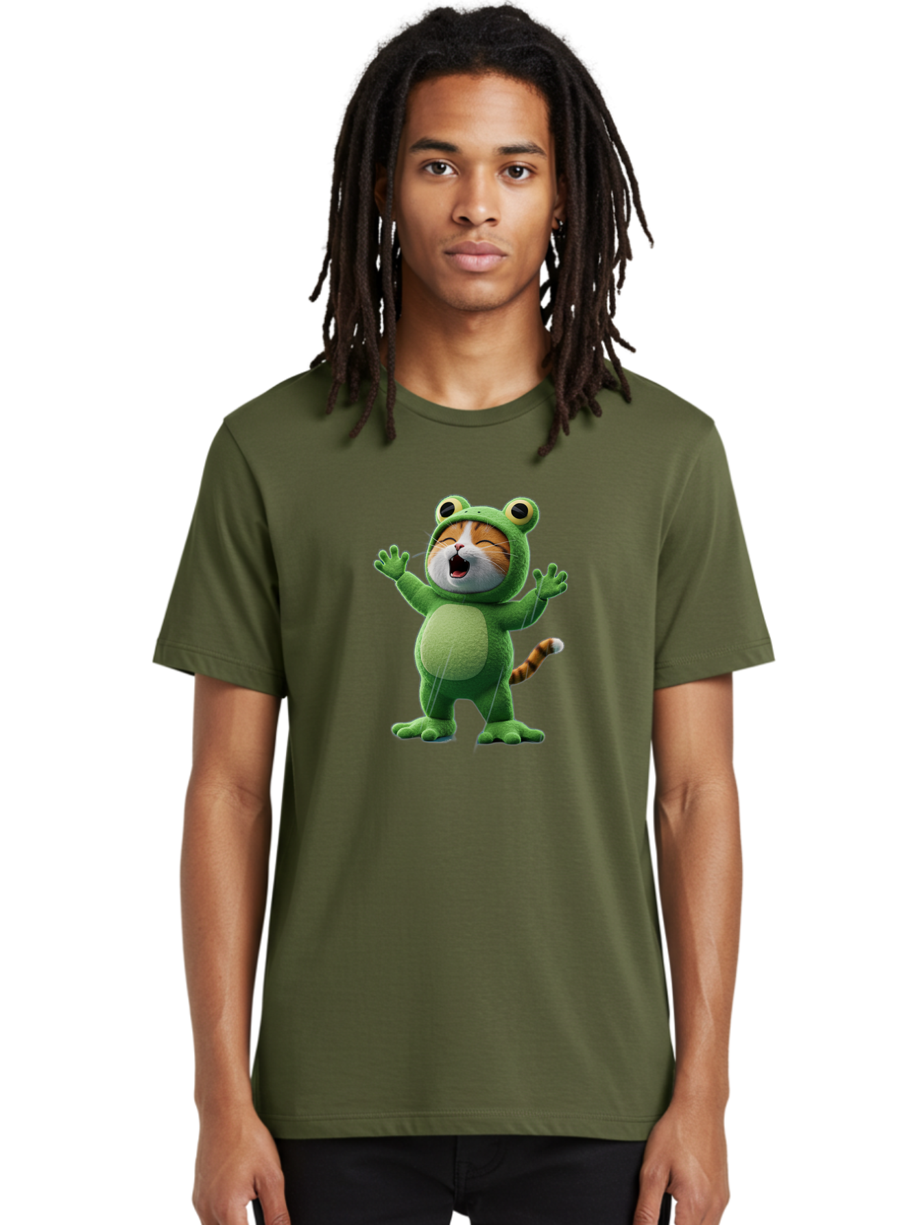 Cat-In-Frog-Costume-4 Men'S Graphic Tee, 100% Cotton, Comfortable Casual Summer Wear, Machine Washable, Vintage Camera, Old Camera, Antique Camera, Black Camera, Classic Photography, Photography Equipment, Nostalgic Device, Film Camera, Bak201 27