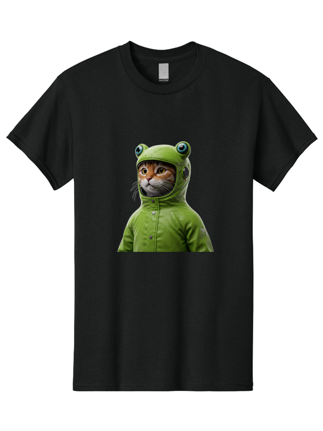 Cat-In-Frog-Costume-5 Men'S Graphic Tee, 100% Cotton, Comfortable Casual Summer Wear, Machine Washable, Vintage Camera, Old Camera, Antique Camera, Black Camera, Classic Photography, Photography Equipment, Nostalgic Device, Film Camera, Bak202 12