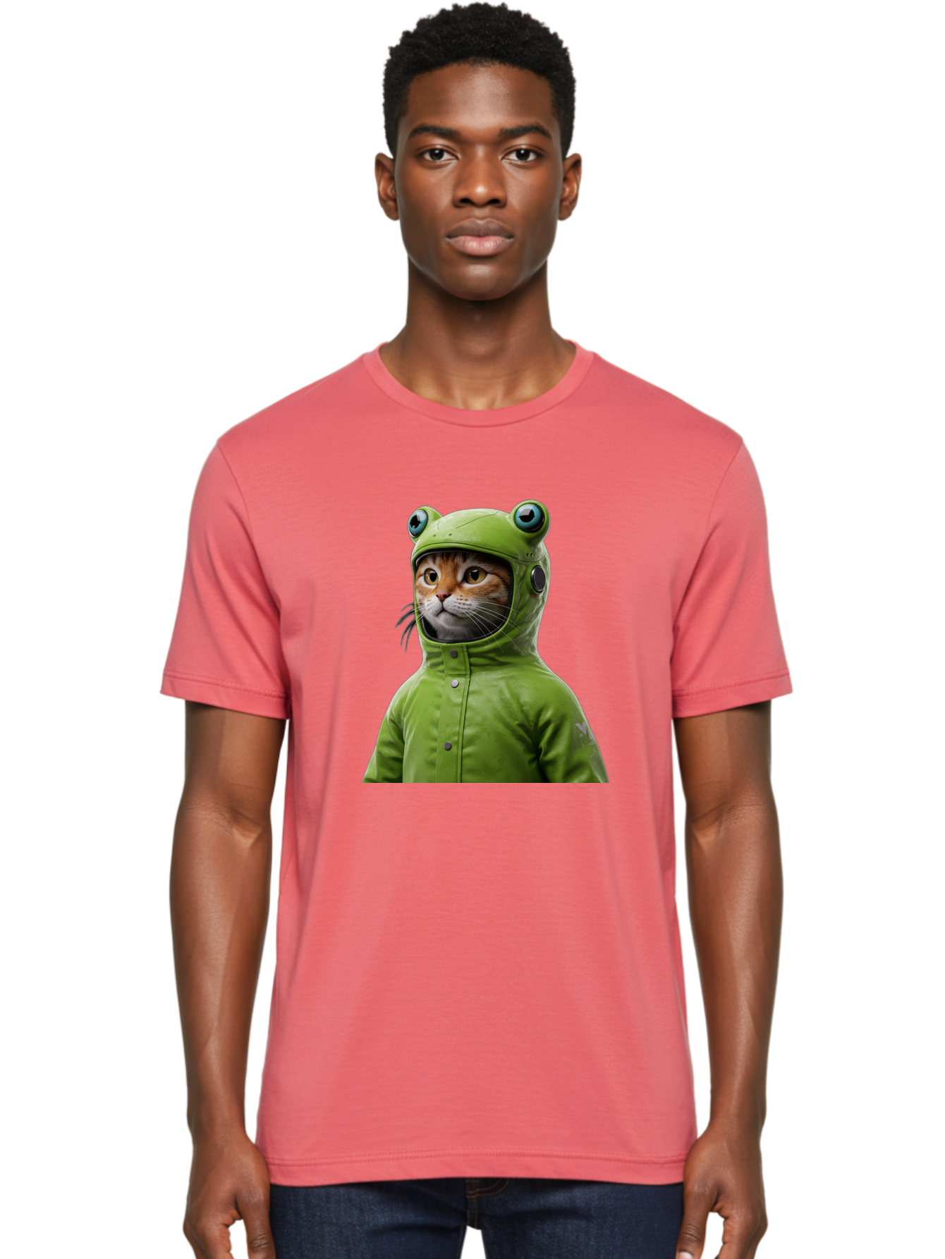 Cat-In-Frog-Costume-5 Men'S Graphic Tee, 100% Cotton, Comfortable Casual Summer Wear, Machine Washable, Vintage Camera, Old Camera, Antique Camera, Black Camera, Classic Photography, Photography Equipment, Nostalgic Device, Film Camera, Bak202 22