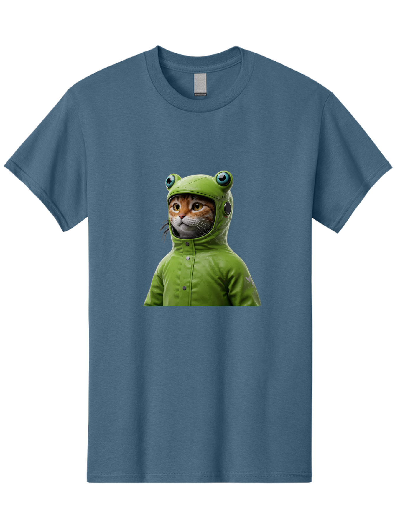 Cat-In-Frog-Costume-5 Men'S Graphic Tee, 100% Cotton, Comfortable Casual Summer Wear, Machine Washable, Vintage Camera, Old Camera, Antique Camera, Black Camera, Classic Photography, Photography Equipment, Nostalgic Device, Film Camera, Bak202 5