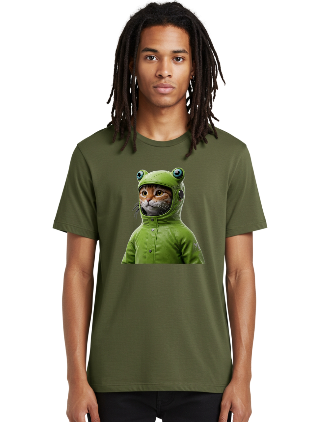 Cat-In-Frog-Costume-5 Men'S Graphic Tee, 100% Cotton, Comfortable Casual Summer Wear, Machine Washable, Vintage Camera, Old Camera, Antique Camera, Black Camera, Classic Photography, Photography Equipment, Nostalgic Device, Film Camera, Bak202 30
