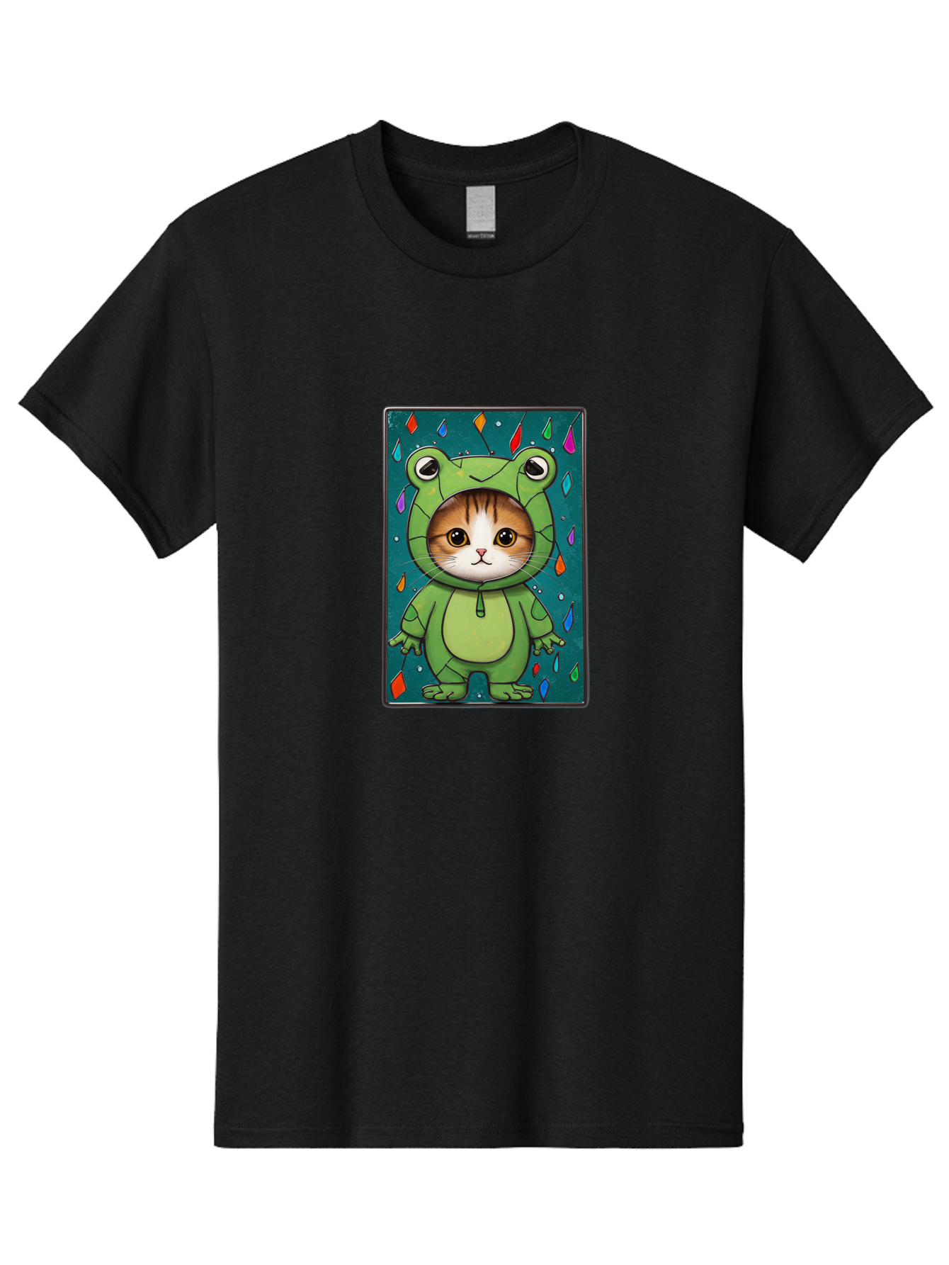 Cat-In-Frog-Costume-6 Men'S Graphic Tee, 100% Cotton, Comfortable Casual Summer Wear, Machine Washable, Vintage Camera, Old Camera, Antique Camera, Black Camera, Classic Photography, Photography Equipment, Nostalgic Device, Film Camera, Bak203 4