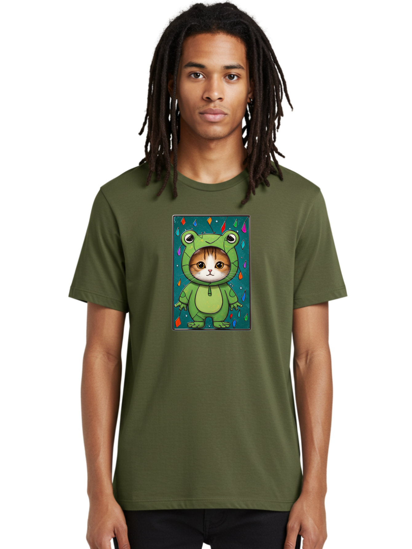 Cat-In-Frog-Costume-6 Men'S Graphic Tee, 100% Cotton, Comfortable Casual Summer Wear, Machine Washable, Vintage Camera, Old Camera, Antique Camera, Black Camera, Classic Photography, Photography Equipment, Nostalgic Device, Film Camera, Bak203 20
