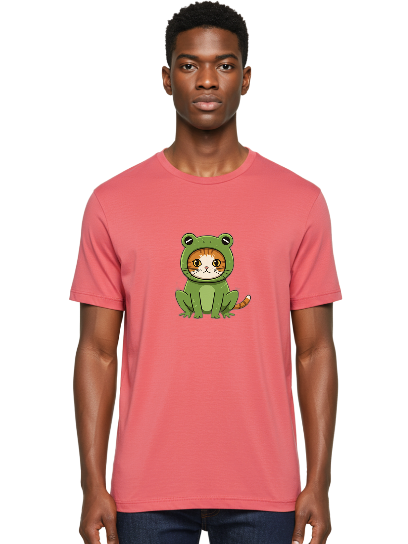 Cat-In-Frog-Costume-7 Men'S Graphic Tee, 100% Cotton, Comfortable Casual Summer Wear, Machine Washable, Vintage Camera, Old Camera, Antique Camera, Black Camera, Classic Photography, Photography Equipment, Nostalgic Device, Film Camera, Bak204 26