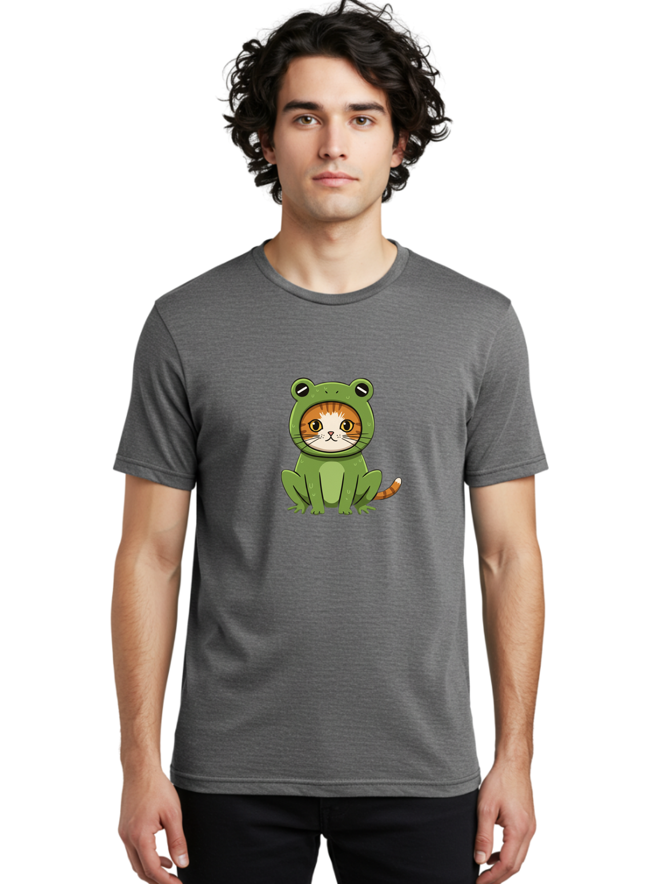 Cat-In-Frog-Costume-7 Men'S Graphic Tee, 100% Cotton, Comfortable Casual Summer Wear, Machine Washable, Vintage Camera, Old Camera, Antique Camera, Black Camera, Classic Photography, Photography Equipment, Nostalgic Device, Film Camera, Bak204 30