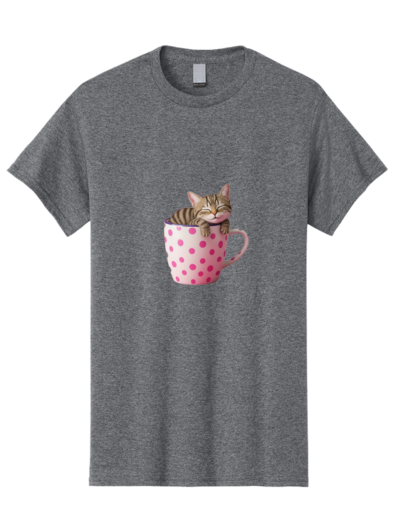 Cat-In-Polka-Dot-Mug Men'S Graphic Tee, 100% Cotton, Comfortable Casual Summer Wear, Machine Washable, Vintage Camera, Old Camera, Antique Camera, Black Camera, Classic Photography, Photography Equipment, Nostalgic Device, Film Camera, Bak206 11