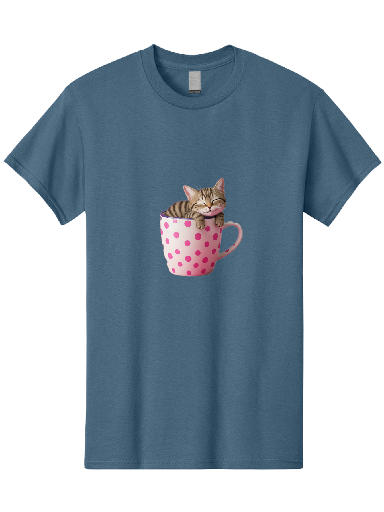 Cat-In-Polka-Dot-Mug Men'S Graphic Tee, 100% Cotton, Comfortable Casual Summer Wear, Machine Washable, Vintage Camera, Old Camera, Antique Camera, Black Camera, Classic Photography, Photography Equipment, Nostalgic Device, Film Camera, Bak206 2
