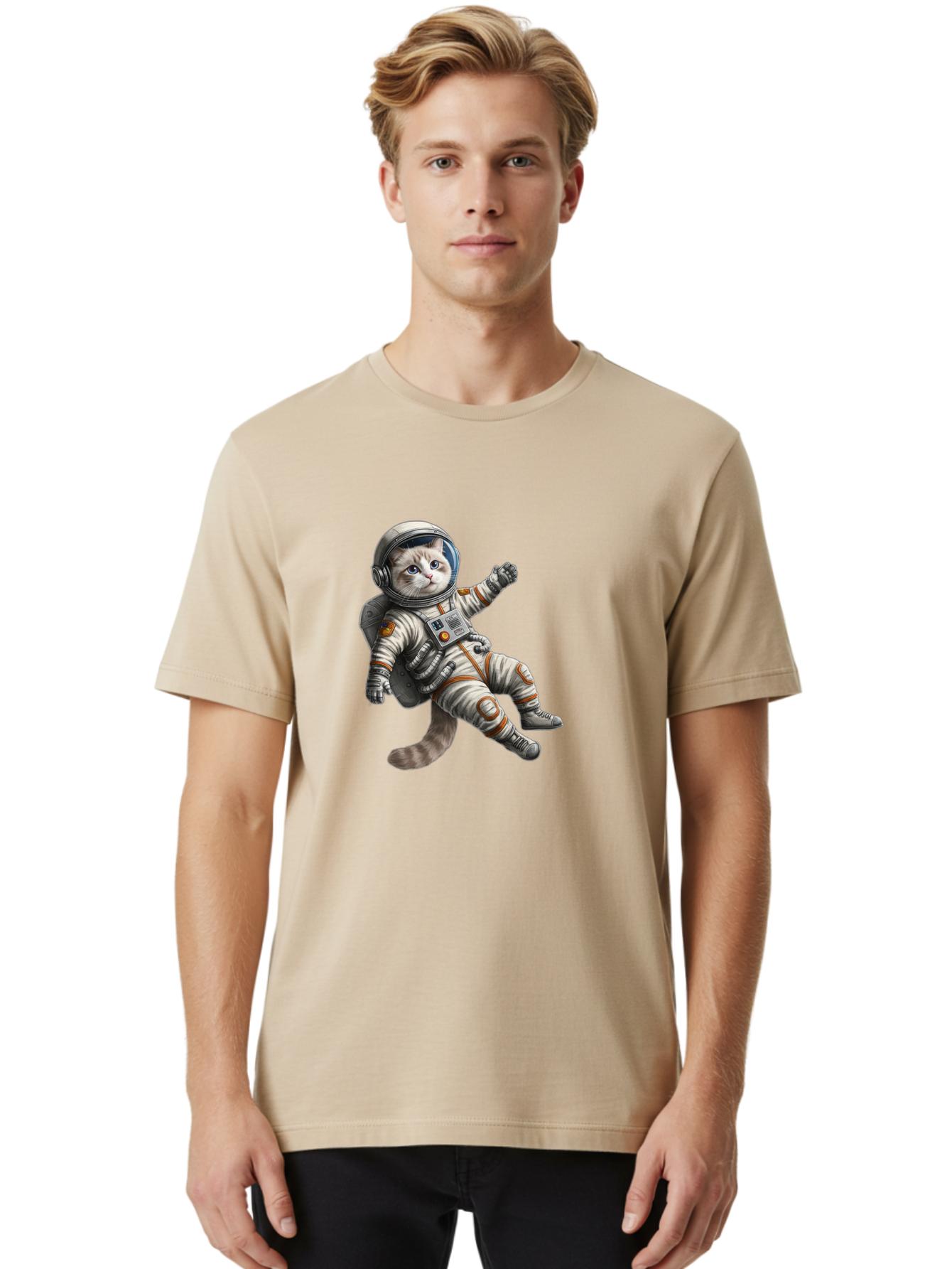 Cat-In-Space-Suit Men'S Graphic Tee, 100% Cotton, Comfortable Casual Summer Wear, Machine Washable, Vintage Camera, Old Camera, Antique Camera, Black Camera, Classic Photography, Photography Equipment, Nostalgic Device, Film Camera, Camera Art Bak207 27