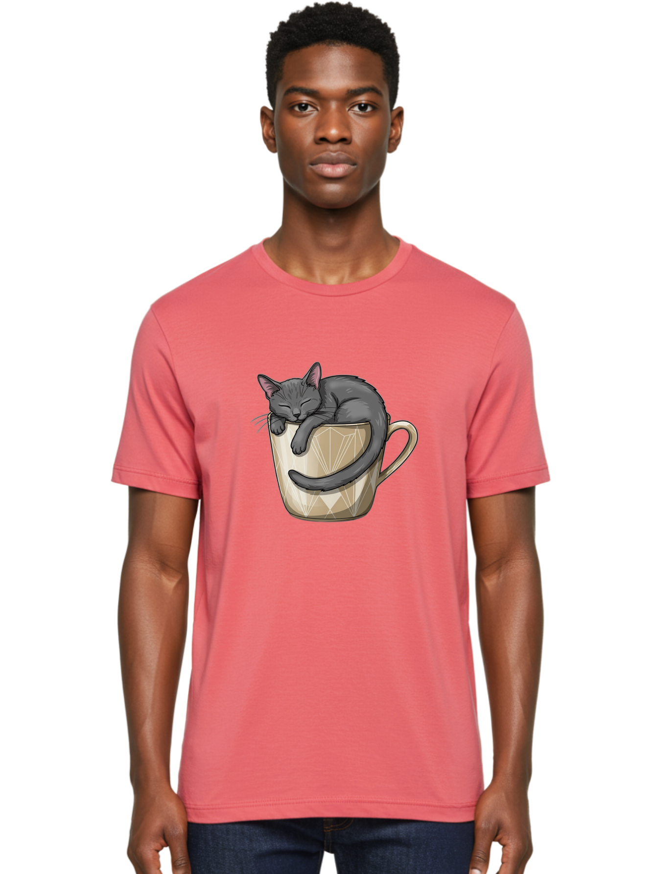 Cat-In-Tea-Cup Men'S Graphic Tee, 100% Cotton, Comfortable Casual Summer Wear, Machine Washable, Vintage Camera, Old Camera, Antique Camera, Black Camera, Classic Photography, Photography Equipment, Nostalgic Device, Film Camera, Camera Art Bak211 19