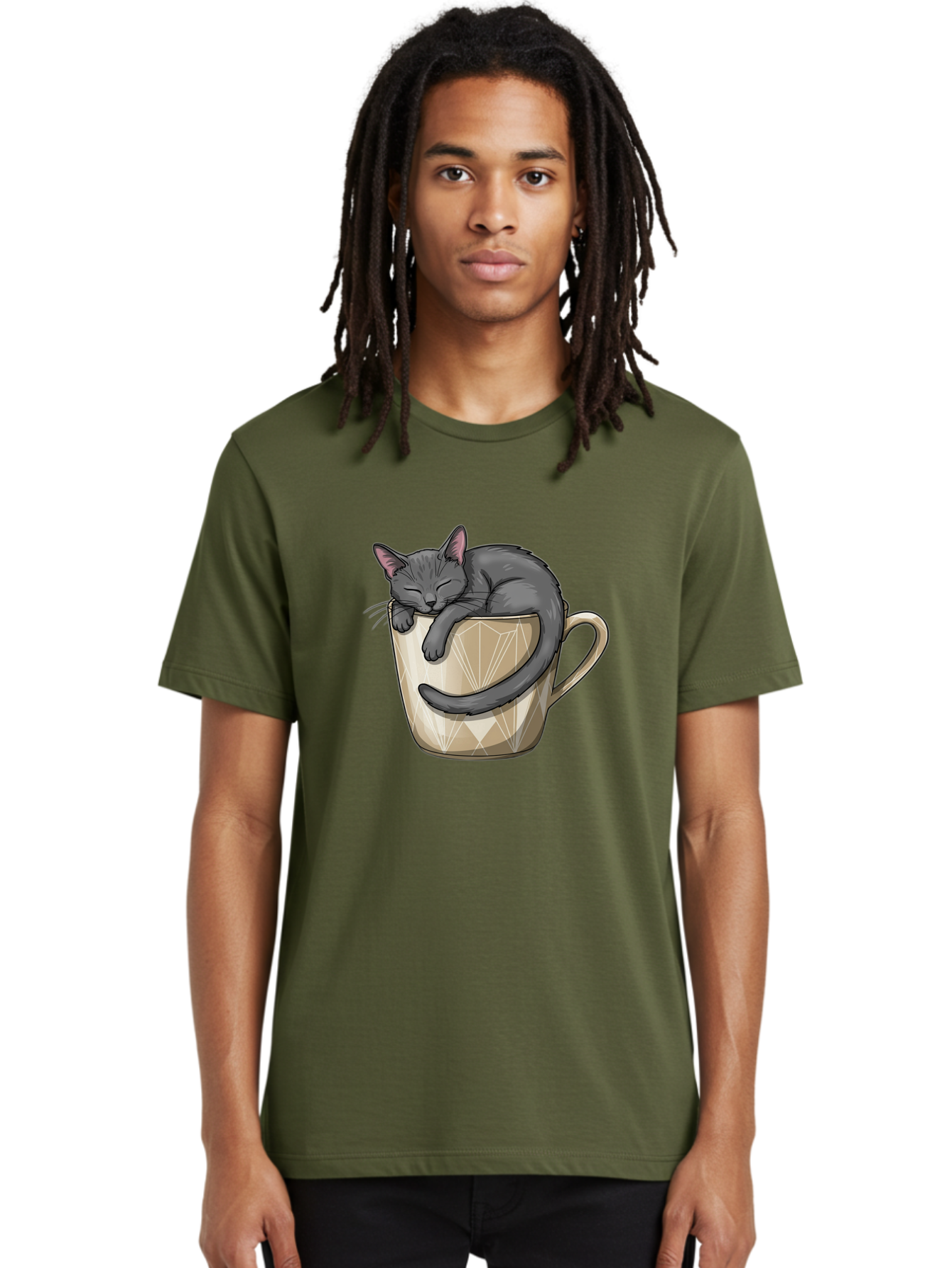 Cat-In-Tea-Cup Men'S Graphic Tee, 100% Cotton, Comfortable Casual Summer Wear, Machine Washable, Vintage Camera, Old Camera, Antique Camera, Black Camera, Classic Photography, Photography Equipment, Nostalgic Device, Film Camera, Camera Art Bak211 22