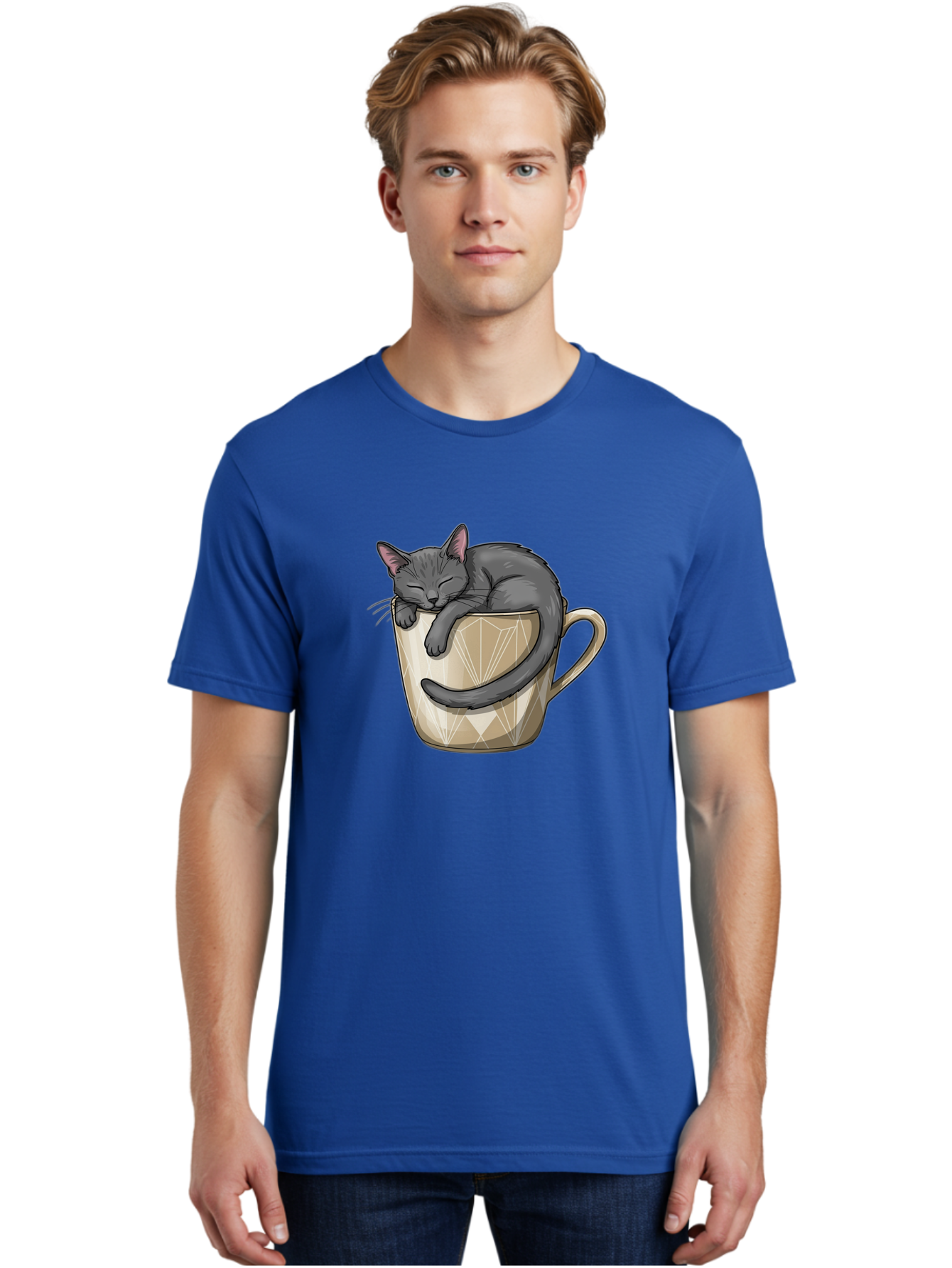 Cat-In-Tea-Cup Men'S Graphic Tee, 100% Cotton, Comfortable Casual Summer Wear, Machine Washable, Vintage Camera, Old Camera, Antique Camera, Black Camera, Classic Photography, Photography Equipment, Nostalgic Device, Film Camera, Camera Art Bak211 28