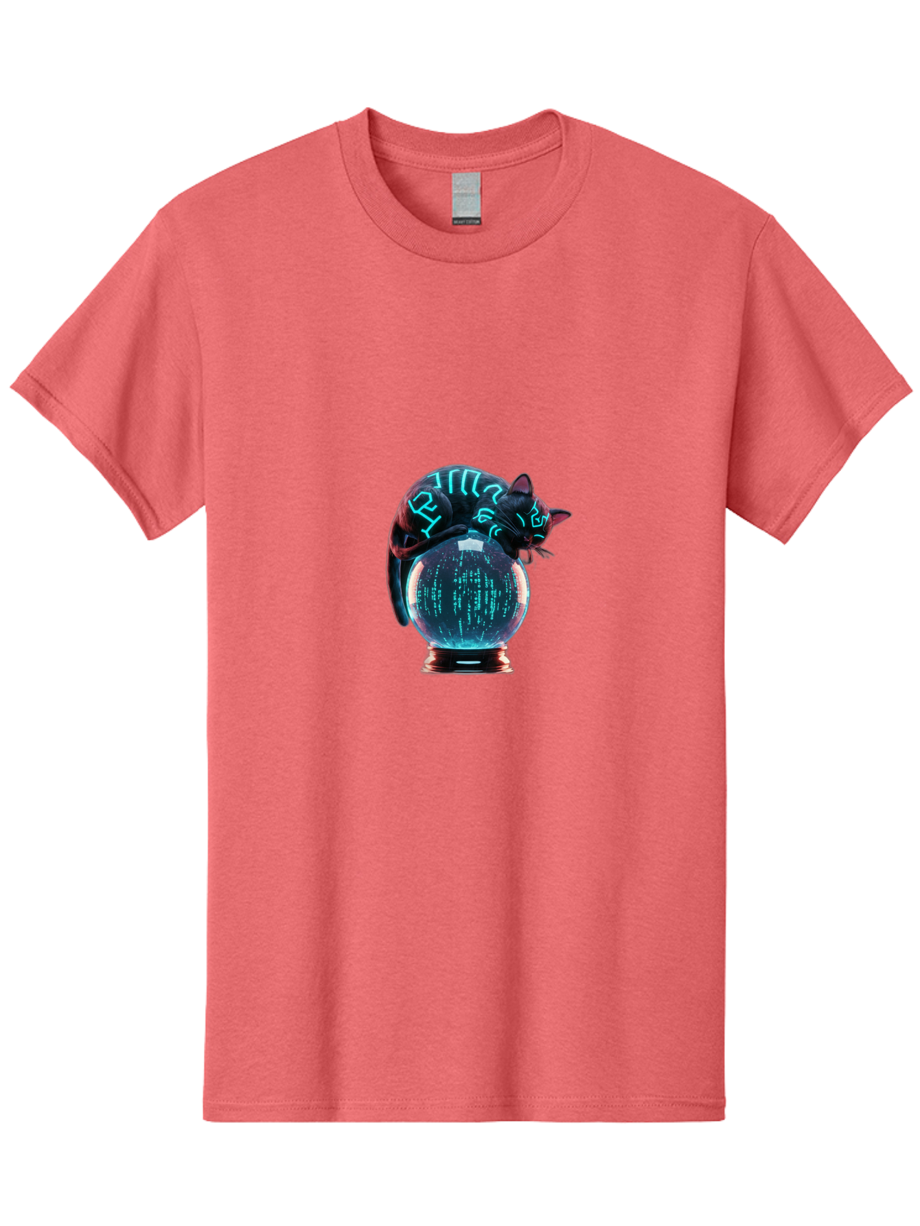 Cat-On-Crystal-Ball-2 Men'S Graphic Tee, 100% Cotton, Comfortable Casual Summer Wear, Machine Washable, Vintage Camera, Old Camera, Antique Camera, Black Camera, Classic Photography, Photography Equipment, Nostalgic Device, Film Camera, Bak213 15