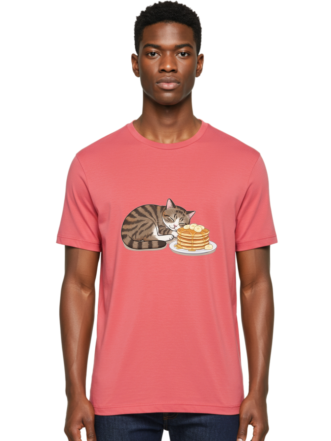 Cat-Pancakes Men'S Graphic Tee, 100% Cotton, Comfortable Casual Summer Wear, Machine Washable, Vintage Camera, Old Camera, Antique Camera, Black Camera, Classic Photography, Photography Equipment, Nostalgic Device, Film Camera, Camera Art Bak215 28