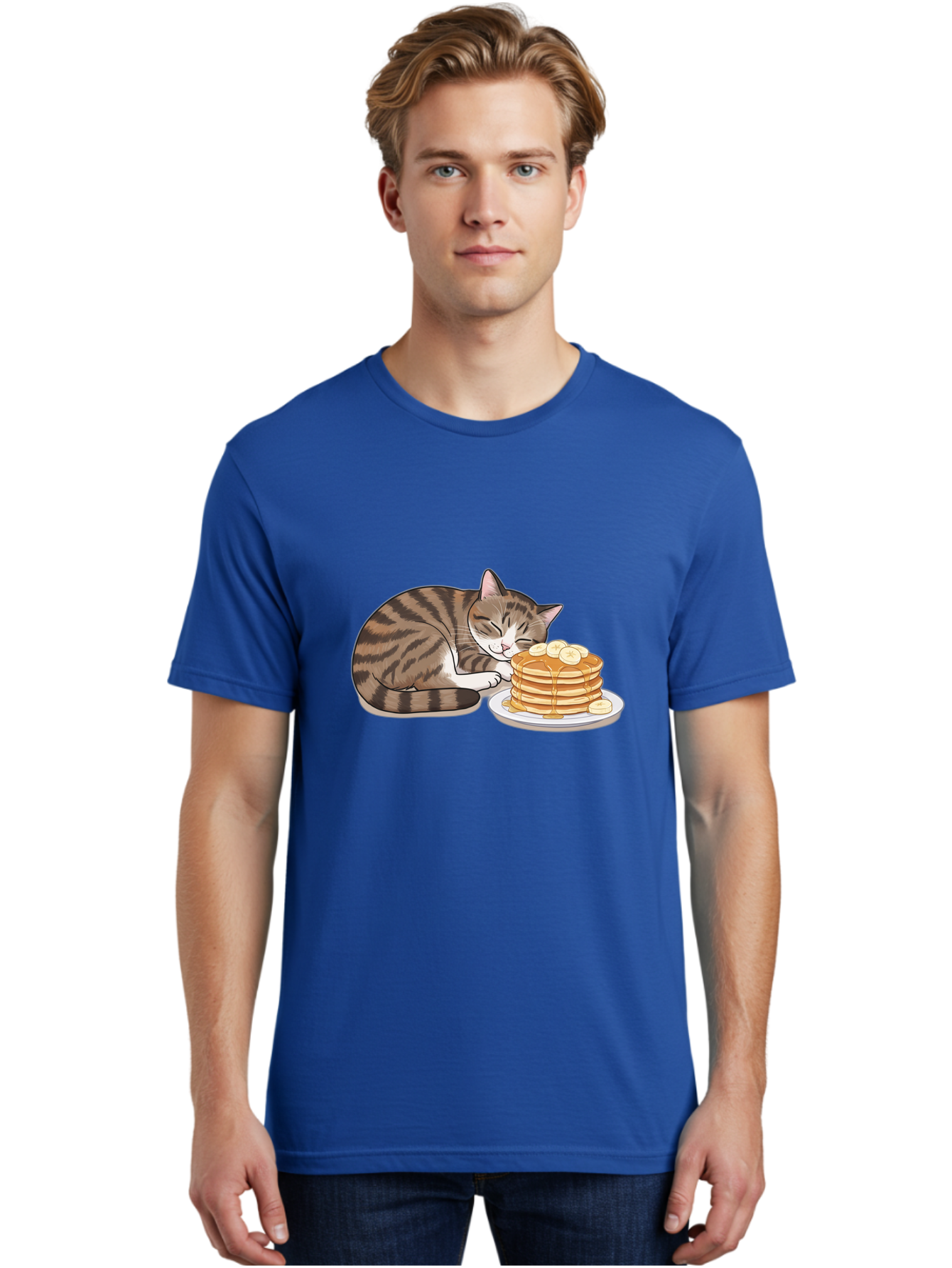 Cat-Pancakes Men'S Graphic Tee, 100% Cotton, Comfortable Casual Summer Wear, Machine Washable, Vintage Camera, Old Camera, Antique Camera, Black Camera, Classic Photography, Photography Equipment, Nostalgic Device, Film Camera, Camera Art Bak215 25
