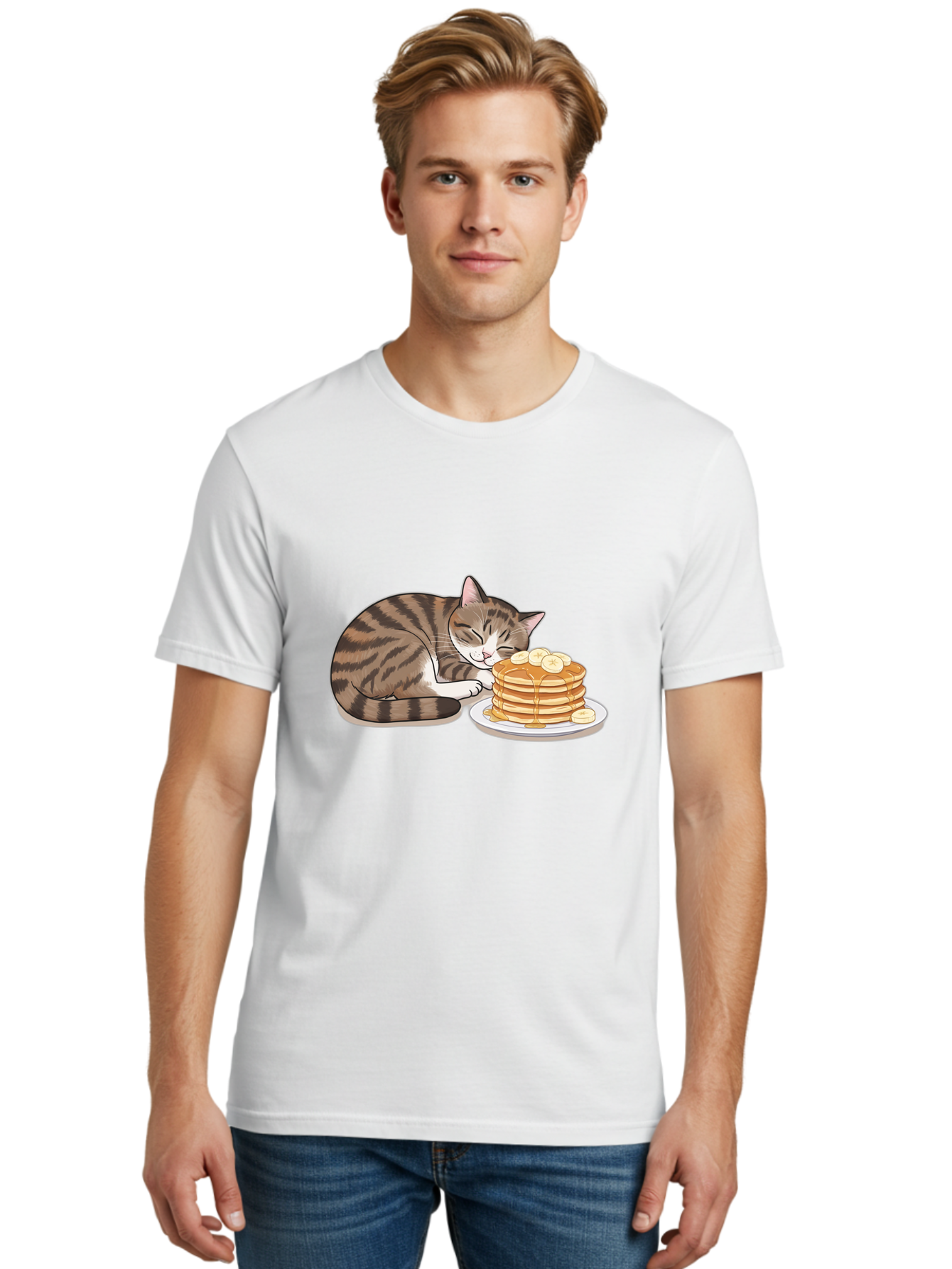 Cat-Pancakes Men'S Graphic Tee, 100% Cotton, Comfortable Casual Summer Wear, Machine Washable, Vintage Camera, Old Camera, Antique Camera, Black Camera, Classic Photography, Photography Equipment, Nostalgic Device, Film Camera, Camera Art Bak215 16
