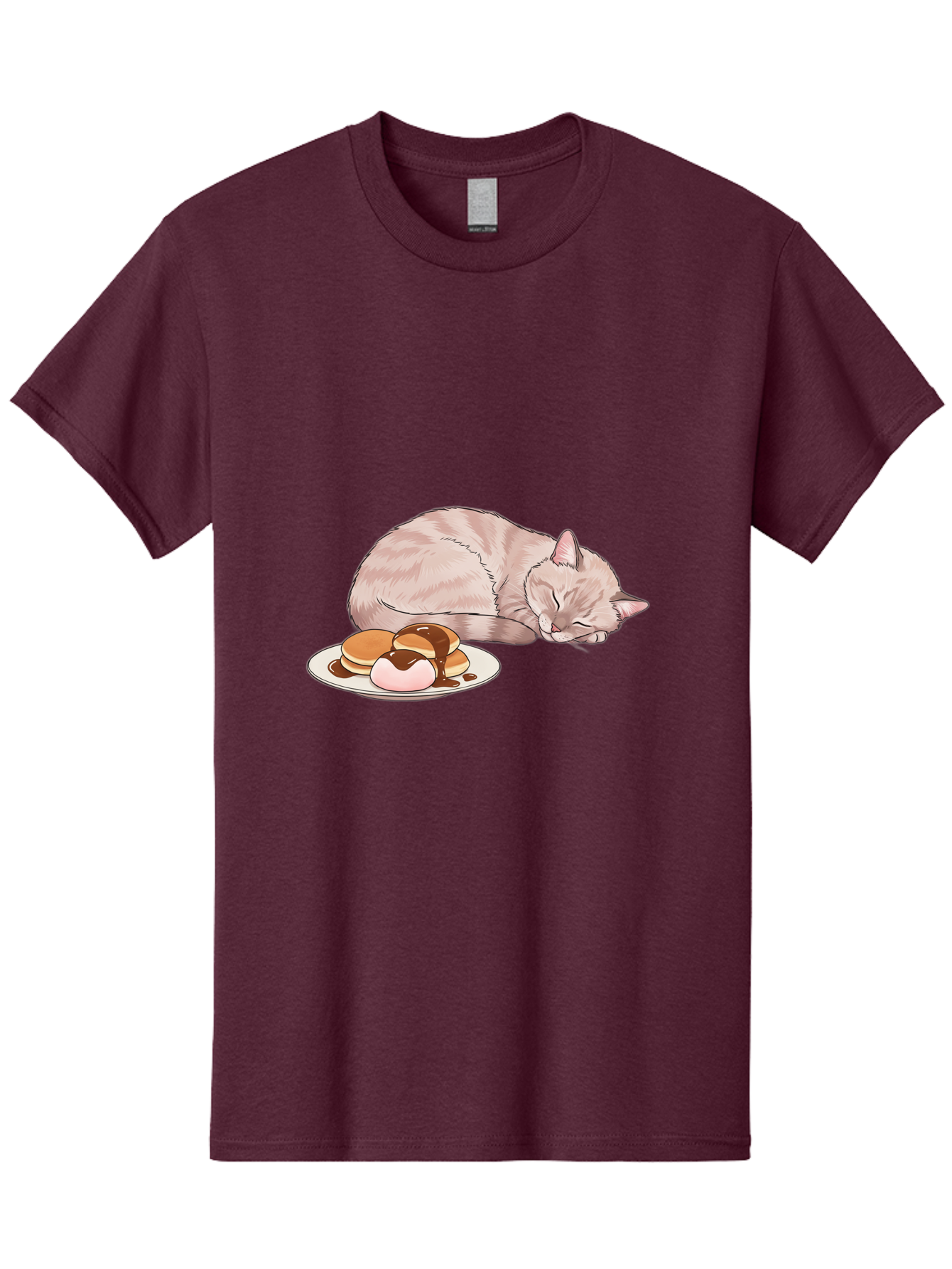 Cat-Sleeping-Near-Pancakes Men'S Graphic Tee, 100% Cotton, Comfortable Casual Summer Wear, Machine Washable, Vintage Camera, Old Camera, Antique Camera, Black Camera, Classic Photography, Photography Equipment, Nostalgic Device, Film Camera, Bak217 7