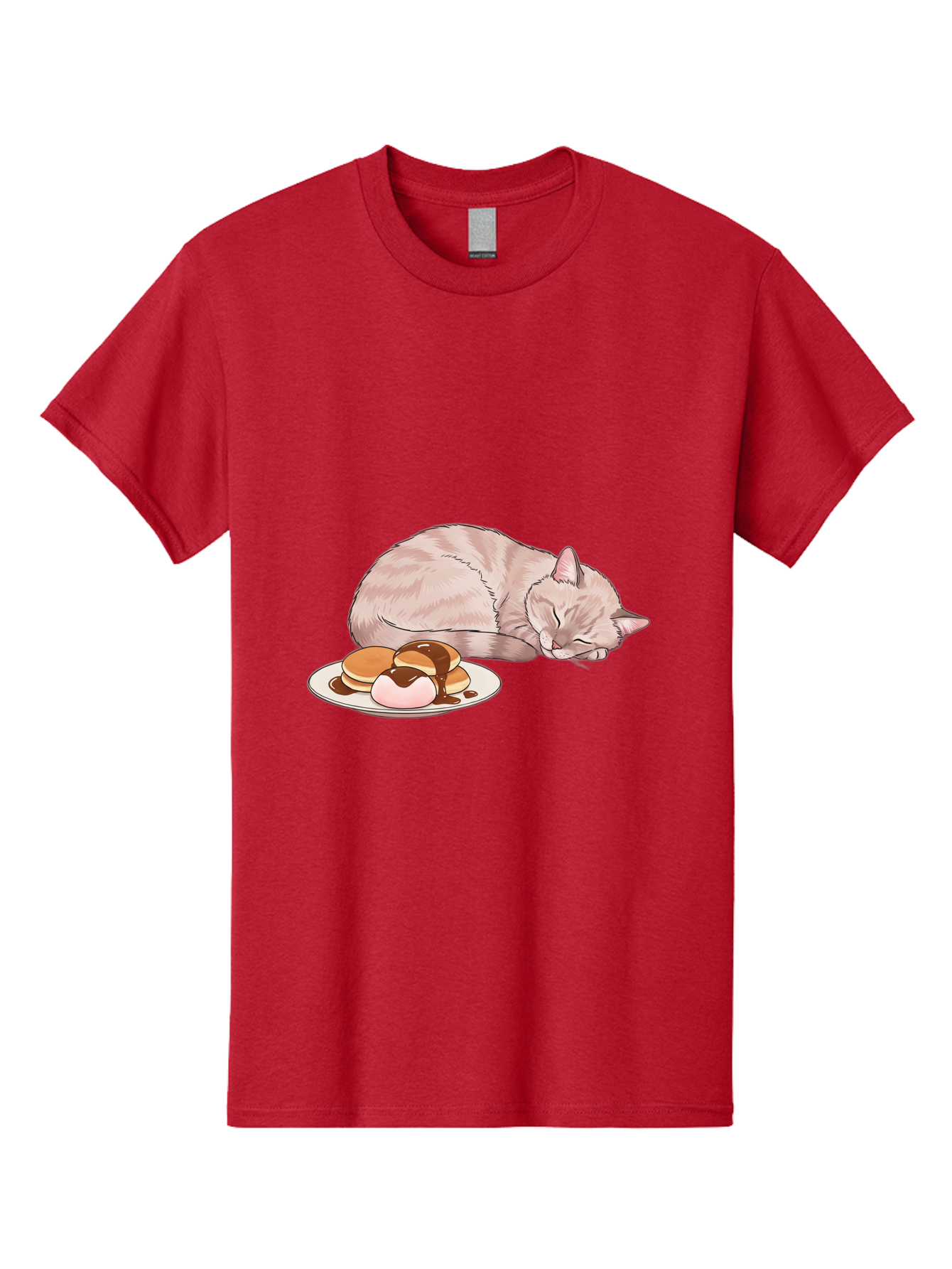Cat-Sleeping-Near-Pancakes Men'S Graphic Tee, 100% Cotton, Comfortable Casual Summer Wear, Machine Washable, Vintage Camera, Old Camera, Antique Camera, Black Camera, Classic Photography, Photography Equipment, Nostalgic Device, Film Camera, Bak217 6