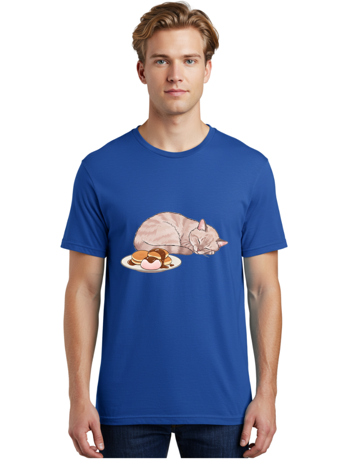 Cat-Sleeping-Near-Pancakes Men'S Graphic Tee, 100% Cotton, Comfortable Casual Summer Wear, Machine Washable, Vintage Camera, Old Camera, Antique Camera, Black Camera, Classic Photography, Photography Equipment, Nostalgic Device, Film Camera, Bak217 23