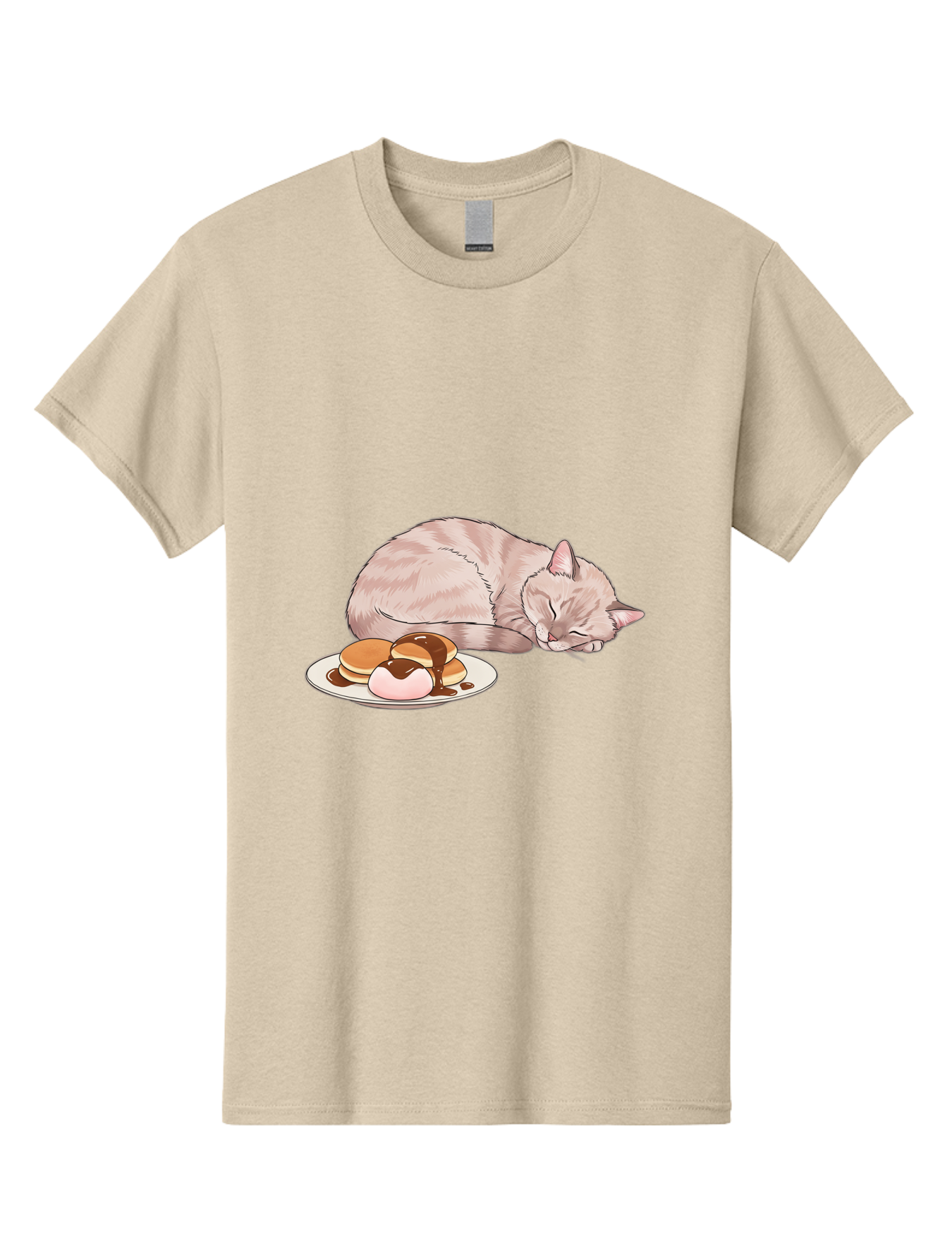 Cat-Sleeping-Near-Pancakes Men'S Graphic Tee, 100% Cotton, Comfortable Casual Summer Wear, Machine Washable, Vintage Camera, Old Camera, Antique Camera, Black Camera, Classic Photography, Photography Equipment, Nostalgic Device, Film Camera, Bak217 3
