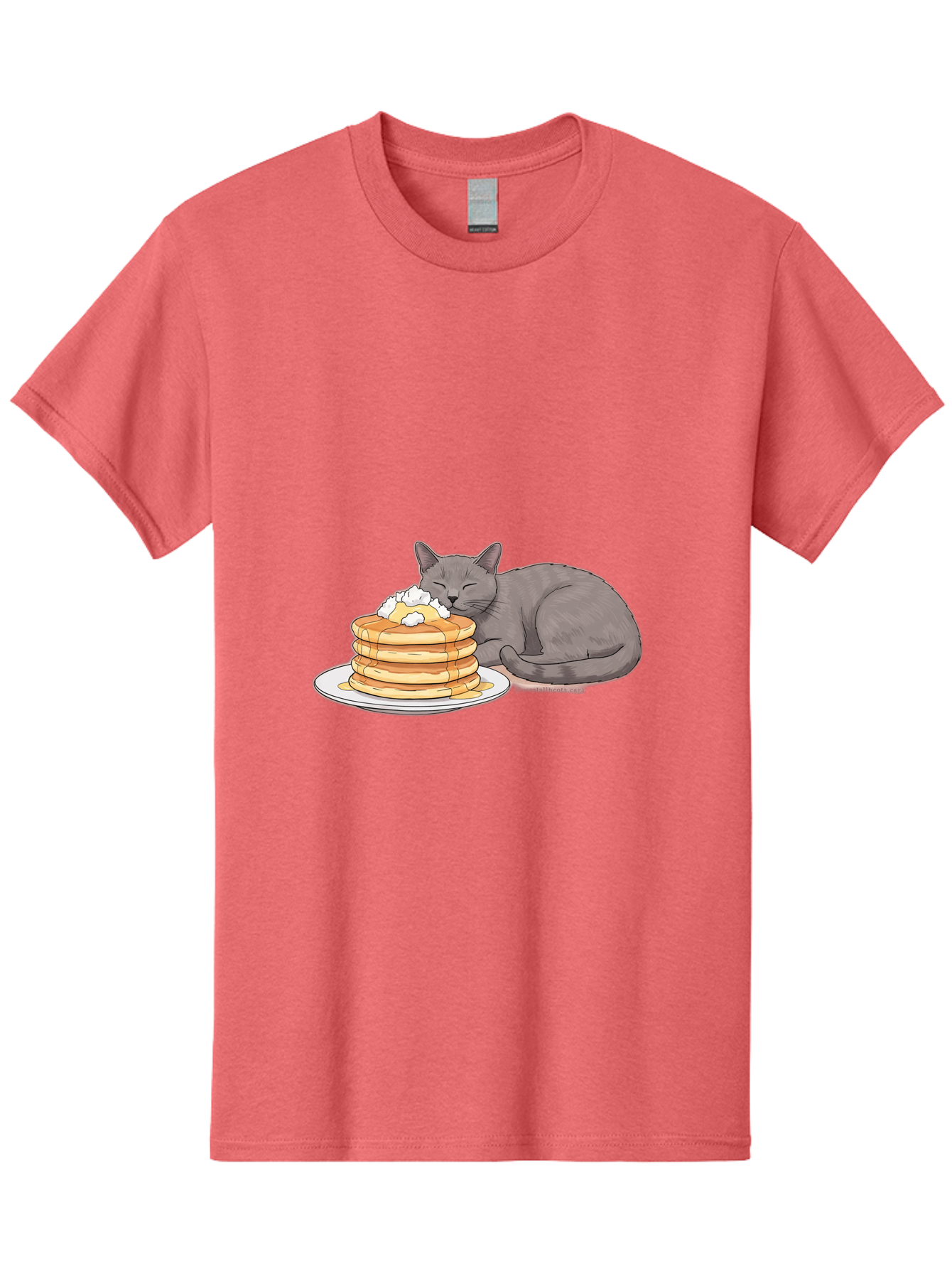 Cat-Sleeping-On-Pancakes-1 Men'S Graphic Tee, 100% Cotton, Comfortable Casual Summer Wear, Machine Washable, Vintage Camera, Old Camera, Antique Camera, Black Camera, Classic Photography, Photography Equipment, Nostalgic Device, Film Camera, Bak220 9