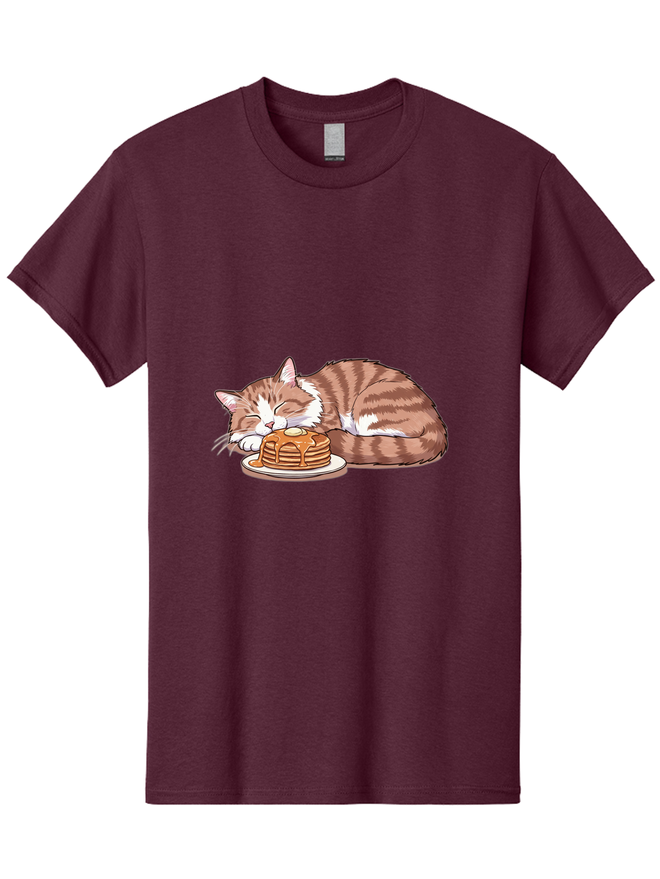 Cat-Sleeping-On-Pancakes-2 Men'S Graphic Tee, 100% Cotton, Comfortable Casual Summer Wear, Machine Washable, Vintage Camera, Old Camera, Antique Camera, Black Camera, Classic Photography, Photography Equipment, Nostalgic Device, Film Camera, Bak221 14