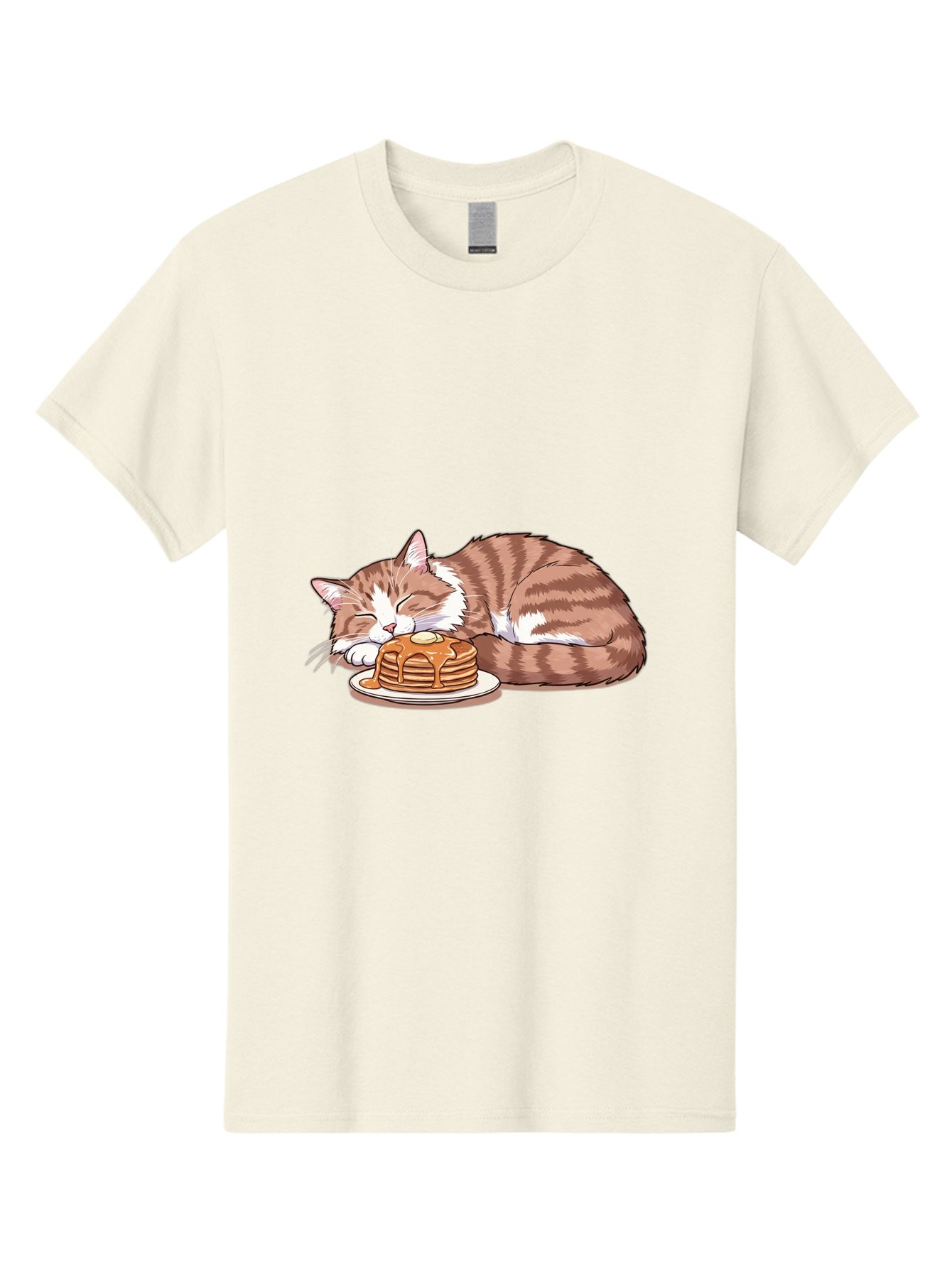 Cat-Sleeping-On-Pancakes-2 Men'S Graphic Tee, 100% Cotton, Comfortable Casual Summer Wear, Machine Washable, Vintage Camera, Old Camera, Antique Camera, Black Camera, Classic Photography, Photography Equipment, Nostalgic Device, Film Camera, Bak221 12