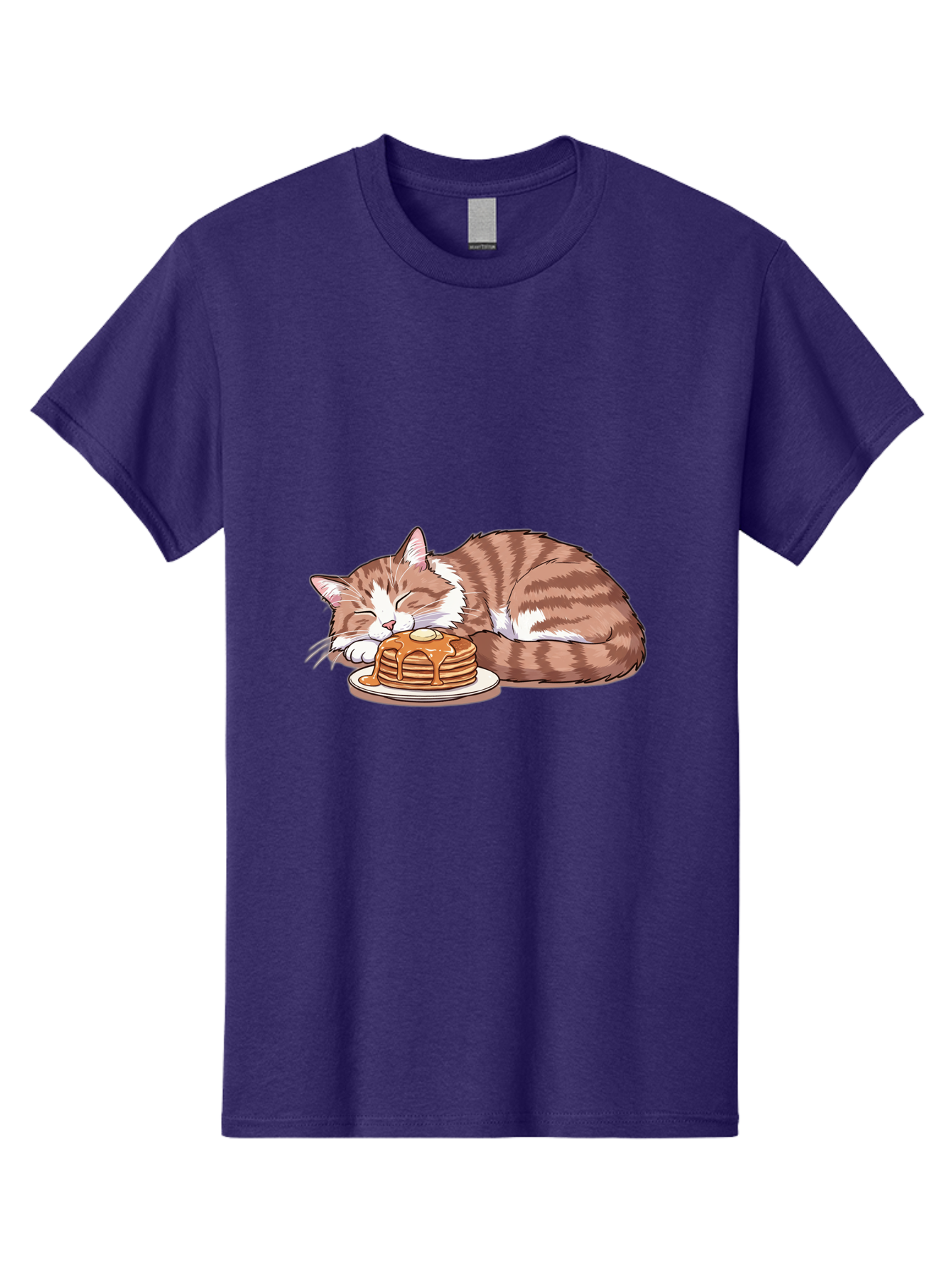Cat-Sleeping-On-Pancakes-2 Men'S Graphic Tee, 100% Cotton, Comfortable Casual Summer Wear, Machine Washable, Vintage Camera, Old Camera, Antique Camera, Black Camera, Classic Photography, Photography Equipment, Nostalgic Device, Film Camera, Bak221 6