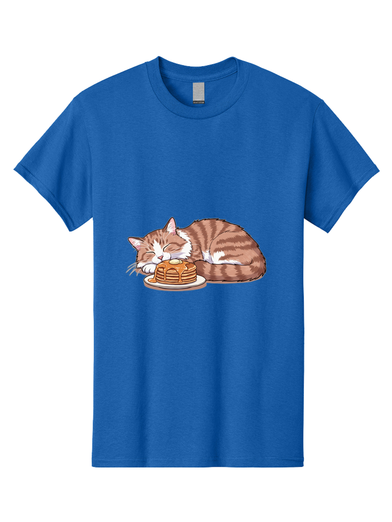 Cat-Sleeping-On-Pancakes-2 Men'S Graphic Tee, 100% Cotton, Comfortable Casual Summer Wear, Machine Washable, Vintage Camera, Old Camera, Antique Camera, Black Camera, Classic Photography, Photography Equipment, Nostalgic Device, Film Camera, Bak221 11