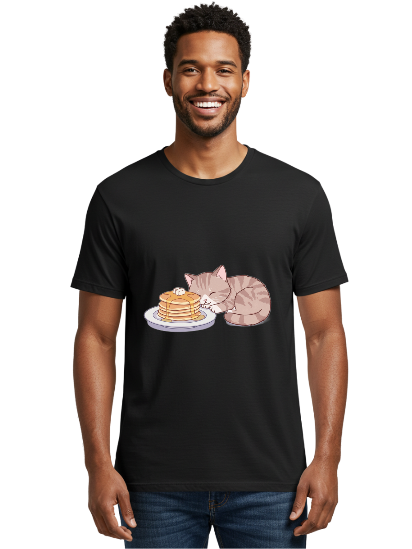 Cat-Sleeping-On-Pancakes Men'S Graphic Tee, 100% Cotton, Comfortable Casual Summer Wear, Machine Washable, Vintage Camera, Old Camera, Antique Camera, Black Camera, Classic Photography, Photography Equipment, Nostalgic Device, Film Camera, Bak222 27