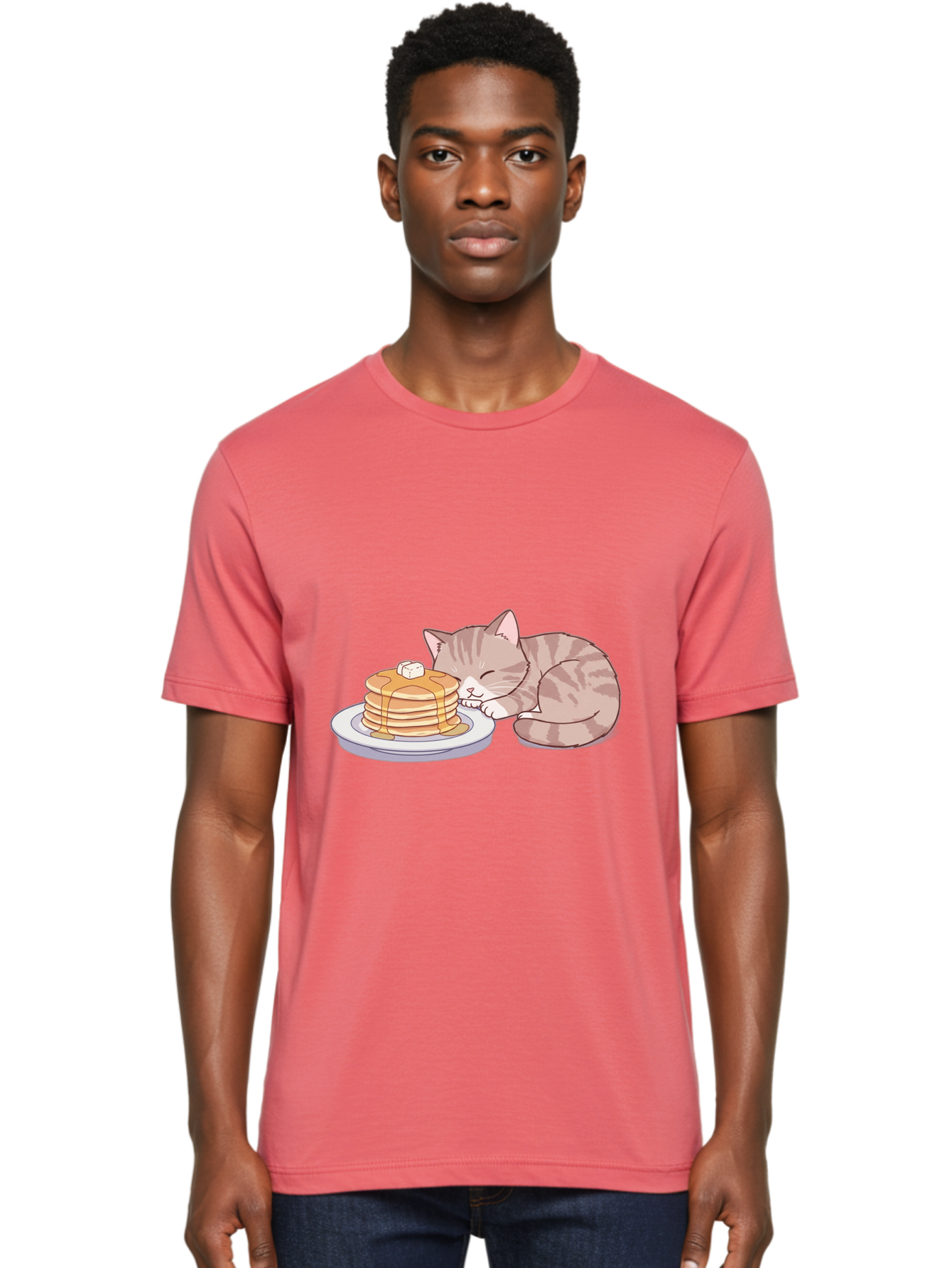 Cat-Sleeping-On-Pancakes Men'S Graphic Tee, 100% Cotton, Comfortable Casual Summer Wear, Machine Washable, Vintage Camera, Old Camera, Antique Camera, Black Camera, Classic Photography, Photography Equipment, Nostalgic Device, Film Camera, Bak222 16