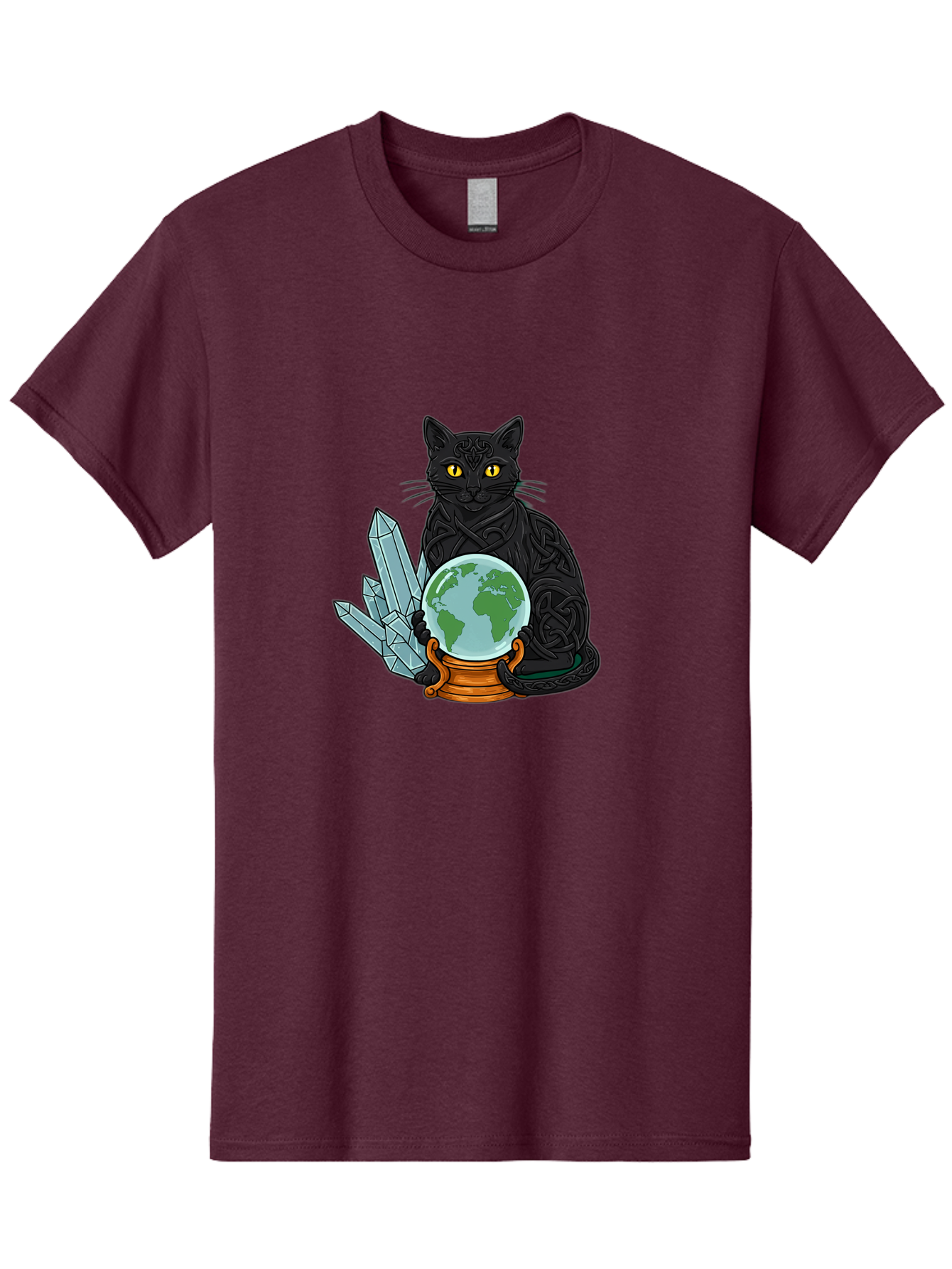 Celtic-Cat-With-Globe Men'S Graphic Tee, 100% Cotton, Comfortable Casual Summer Wear, Machine Washable, Vintage Camera, Old Camera, Antique Camera, Black Camera, Classic Photography, Photography Equipment, Nostalgic Device, Film Camera, Bak225 14