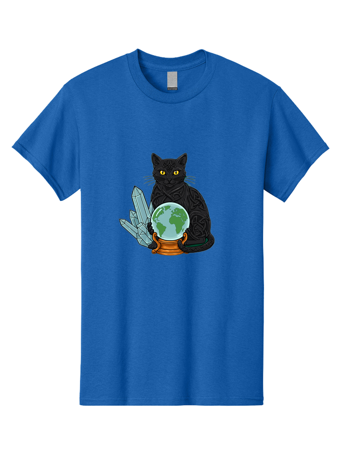 Celtic-Cat-With-Globe Men'S Graphic Tee, 100% Cotton, Comfortable Casual Summer Wear, Machine Washable, Vintage Camera, Old Camera, Antique Camera, Black Camera, Classic Photography, Photography Equipment, Nostalgic Device, Film Camera, Bak225 3
