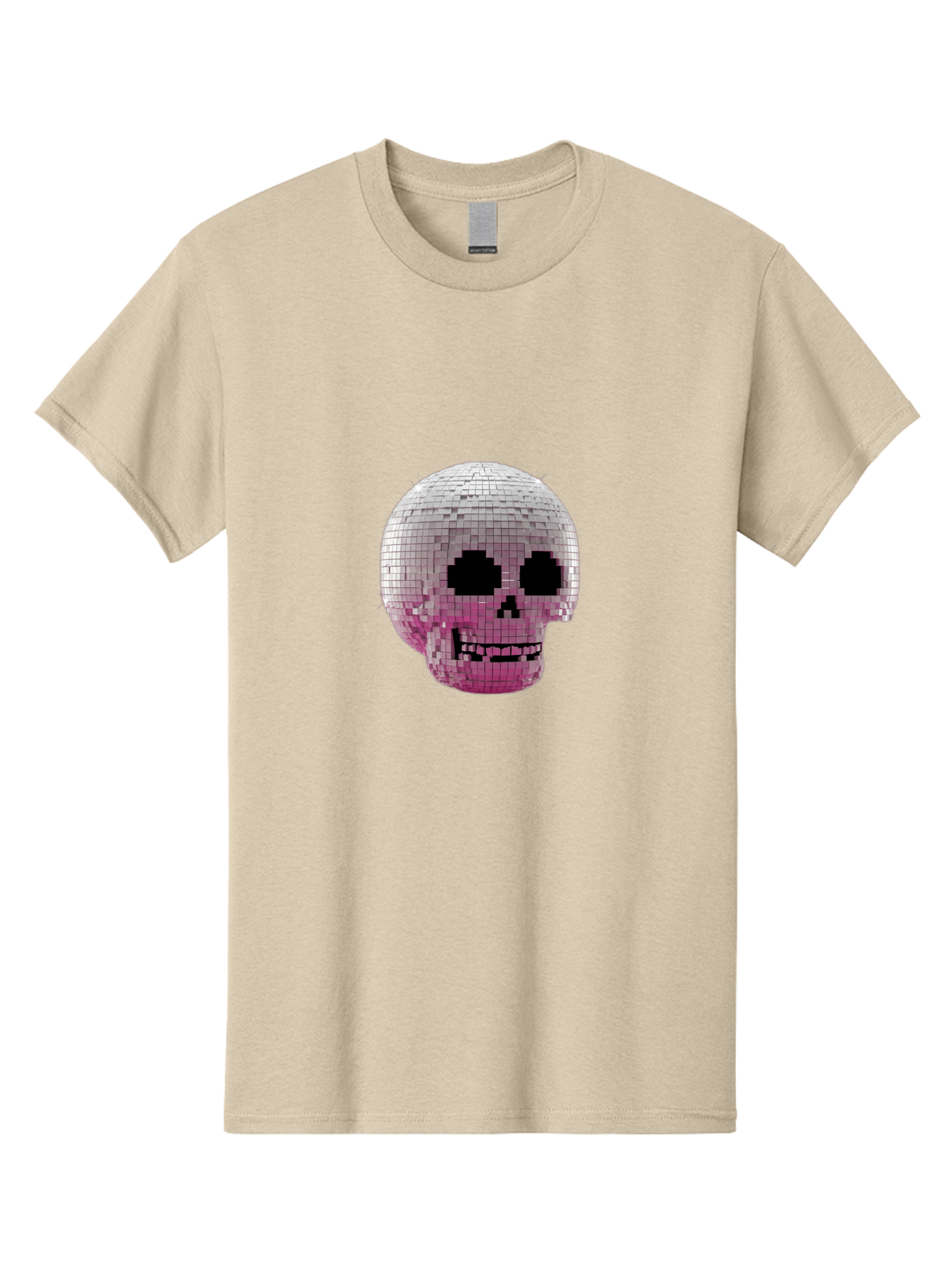 Disco-Skull-3 Men'S Graphic Tee, 100% Cotton, Comfortable Casual Summer Wear, Machine Washable, Vintage Camera, Old Camera, Antique Camera, Black Camera, Classic Photography, Photography Equipment, Nostalgic Device, Film Camera, Camera Art Bak428 1