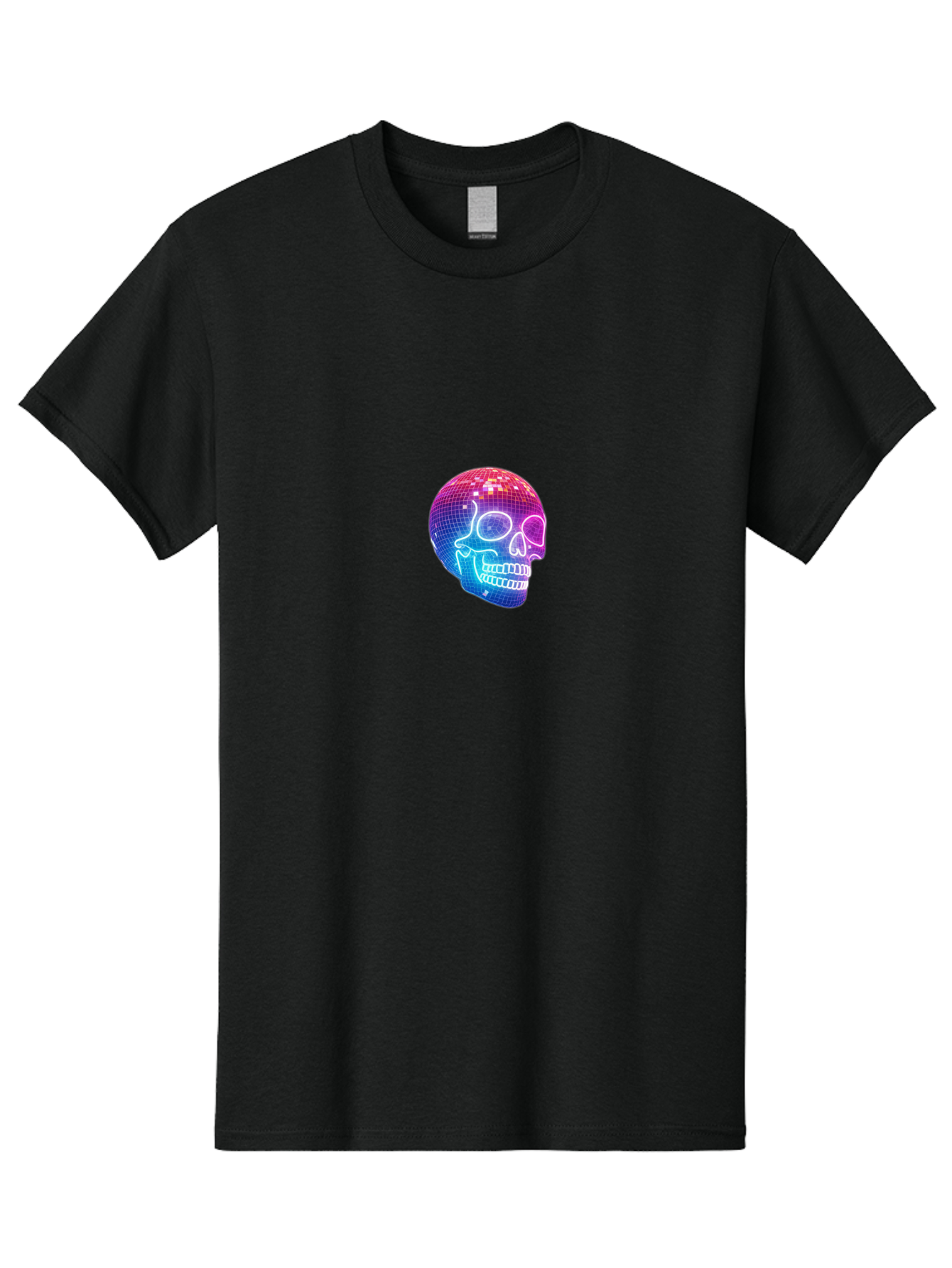 Disco-Skull Men'S Graphic Tee, 100% Cotton, Comfortable Casual Summer Wear, Machine Washable, Vintage Camera, Old Camera, Antique Camera, Black Camera, Classic Photography, Photography Equipment, Nostalgic Device, Film Camera, Camera Art Bak430 7