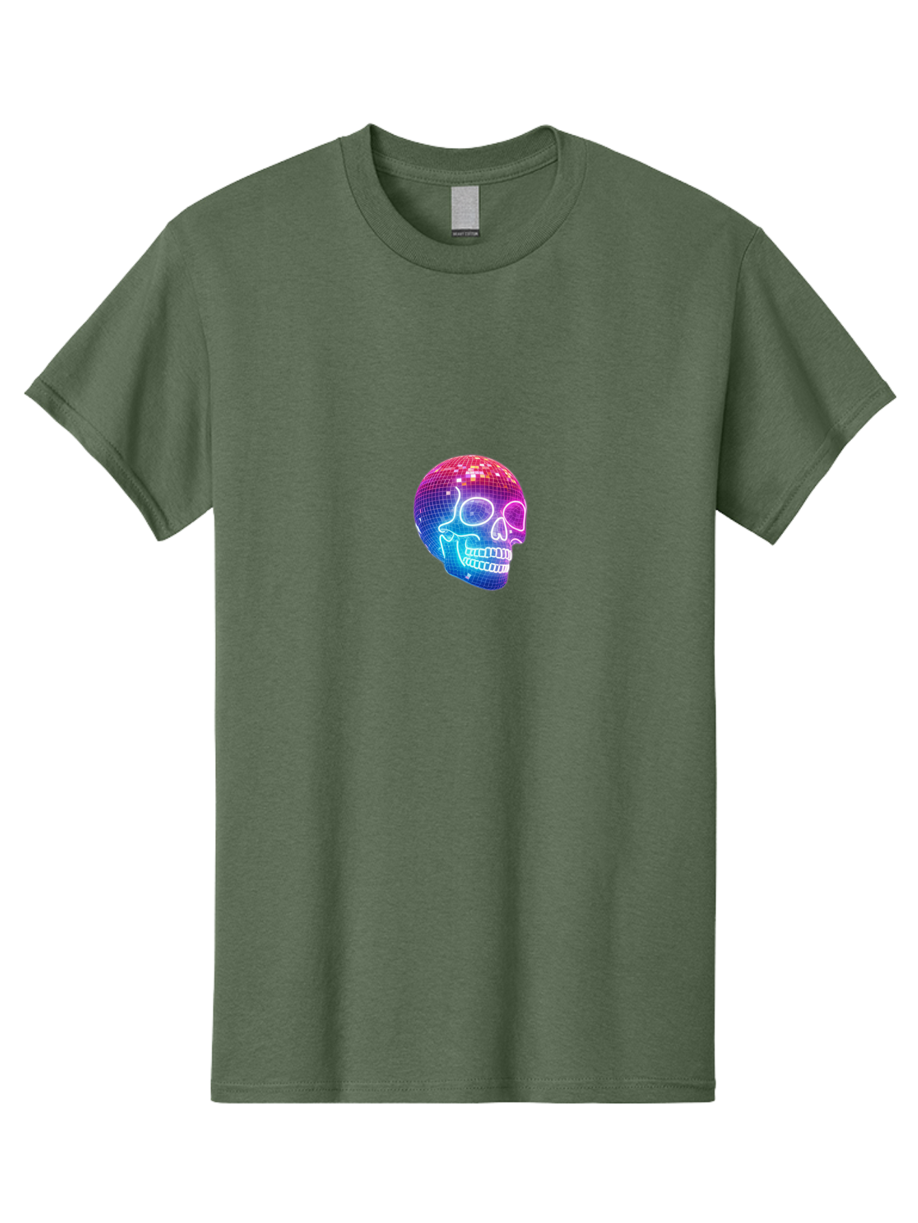 Disco-Skull Men'S Graphic Tee, 100% Cotton, Comfortable Casual Summer Wear, Machine Washable, Vintage Camera, Old Camera, Antique Camera, Black Camera, Classic Photography, Photography Equipment, Nostalgic Device, Film Camera, Camera Art Bak430 8