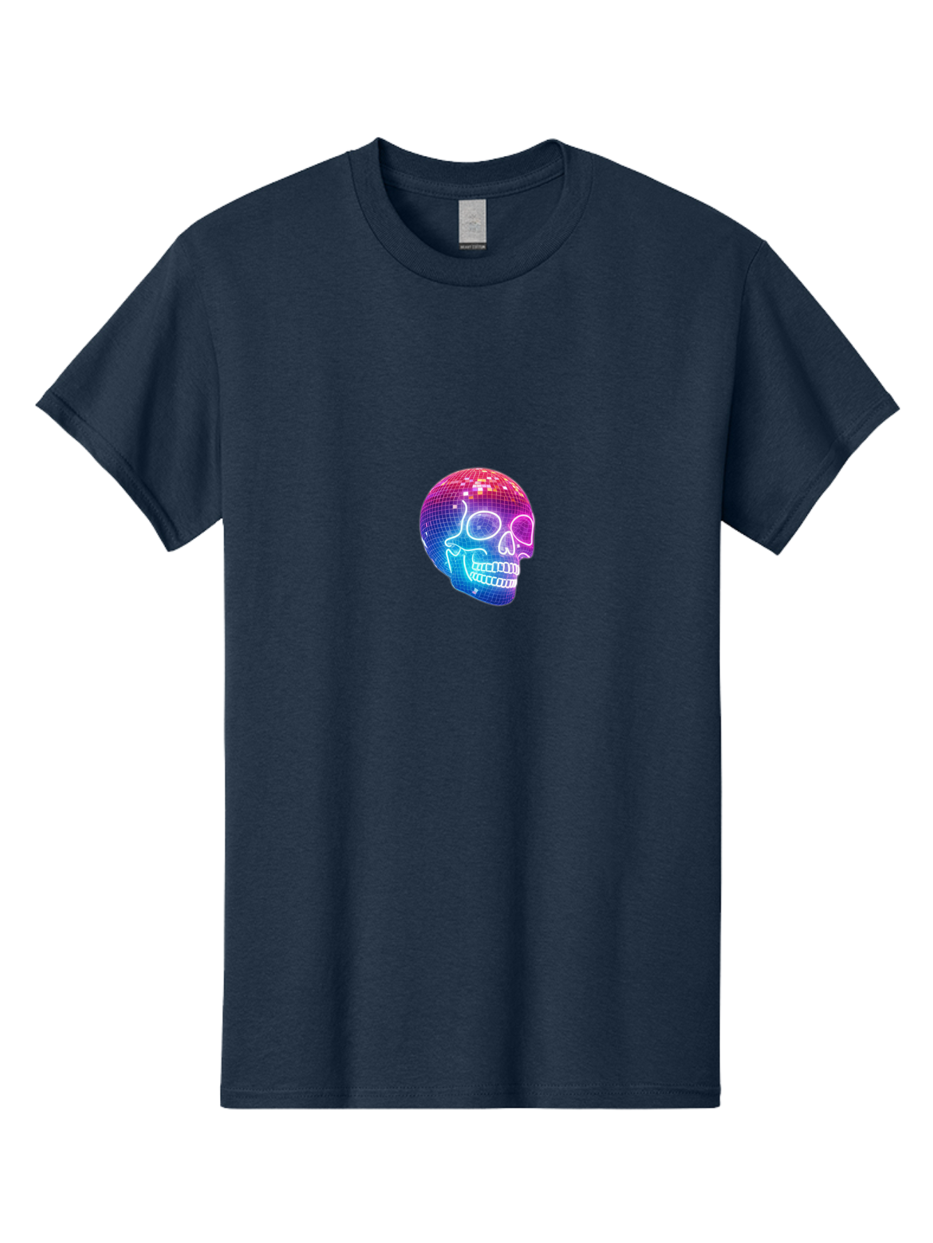 Disco-Skull Men'S Graphic Tee, 100% Cotton, Comfortable Casual Summer Wear, Machine Washable, Vintage Camera, Old Camera, Antique Camera, Black Camera, Classic Photography, Photography Equipment, Nostalgic Device, Film Camera, Camera Art Bak430 3