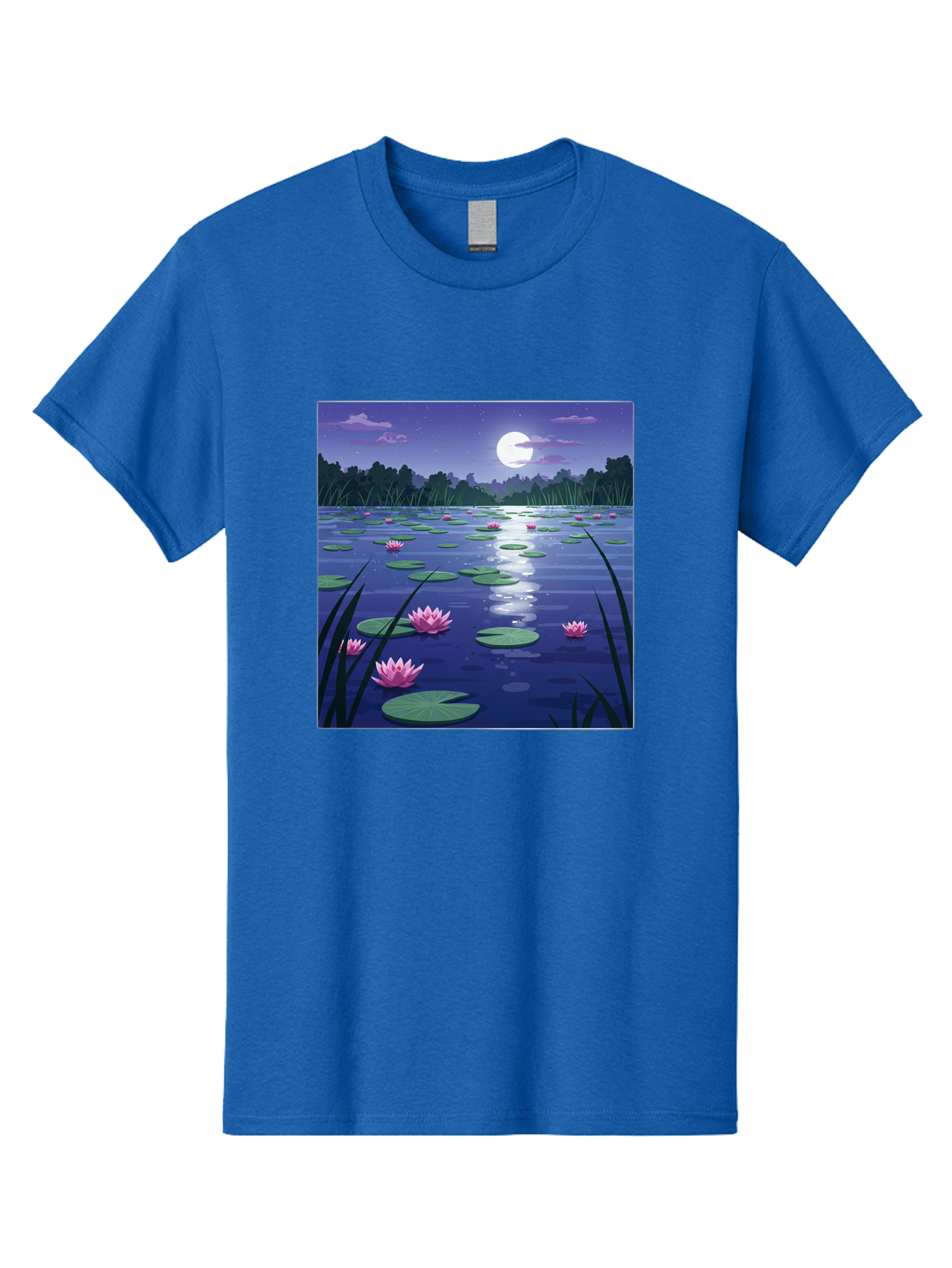 Lotus-Flowers-Under-Moonlight Men'S Graphic Tee, 100% Cotton, Comfortable Casual Summer Wear, Machine Washable, Vintage Camera, Old Camera, Antique Camera, Black Camera, Classic Photography, Photography Equipment, Nostalgic Device, Bak842 4