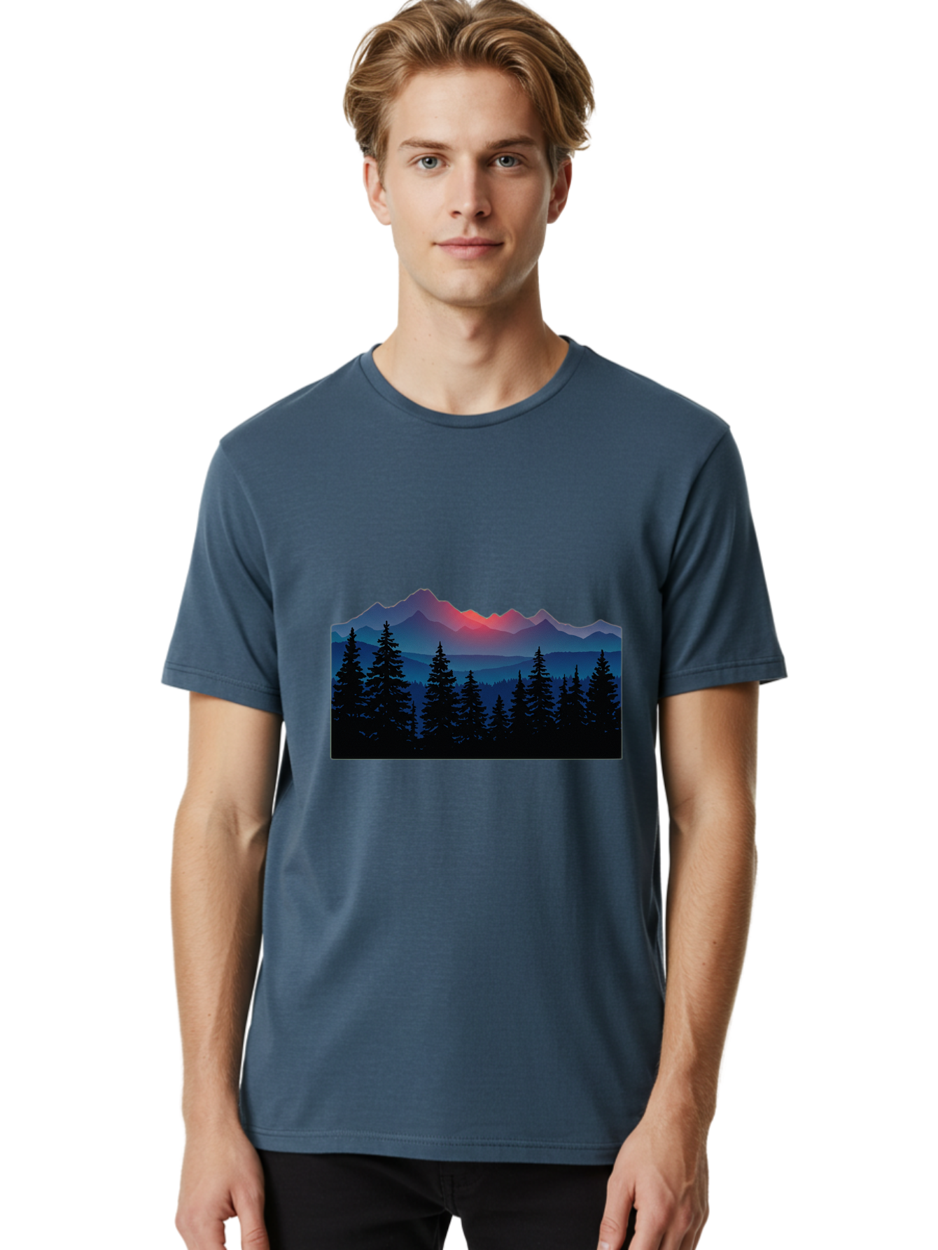 Mountain-Landscape Men'S Graphic Tee, 100% Cotton, Comfortable Casual Summer Wear, Machine Washable, Vintage Camera, Old Camera, Antique Camera, Black Camera, Classic Photography, Photography Equipment, Nostalgic Device, Film Camera, Bak910 30