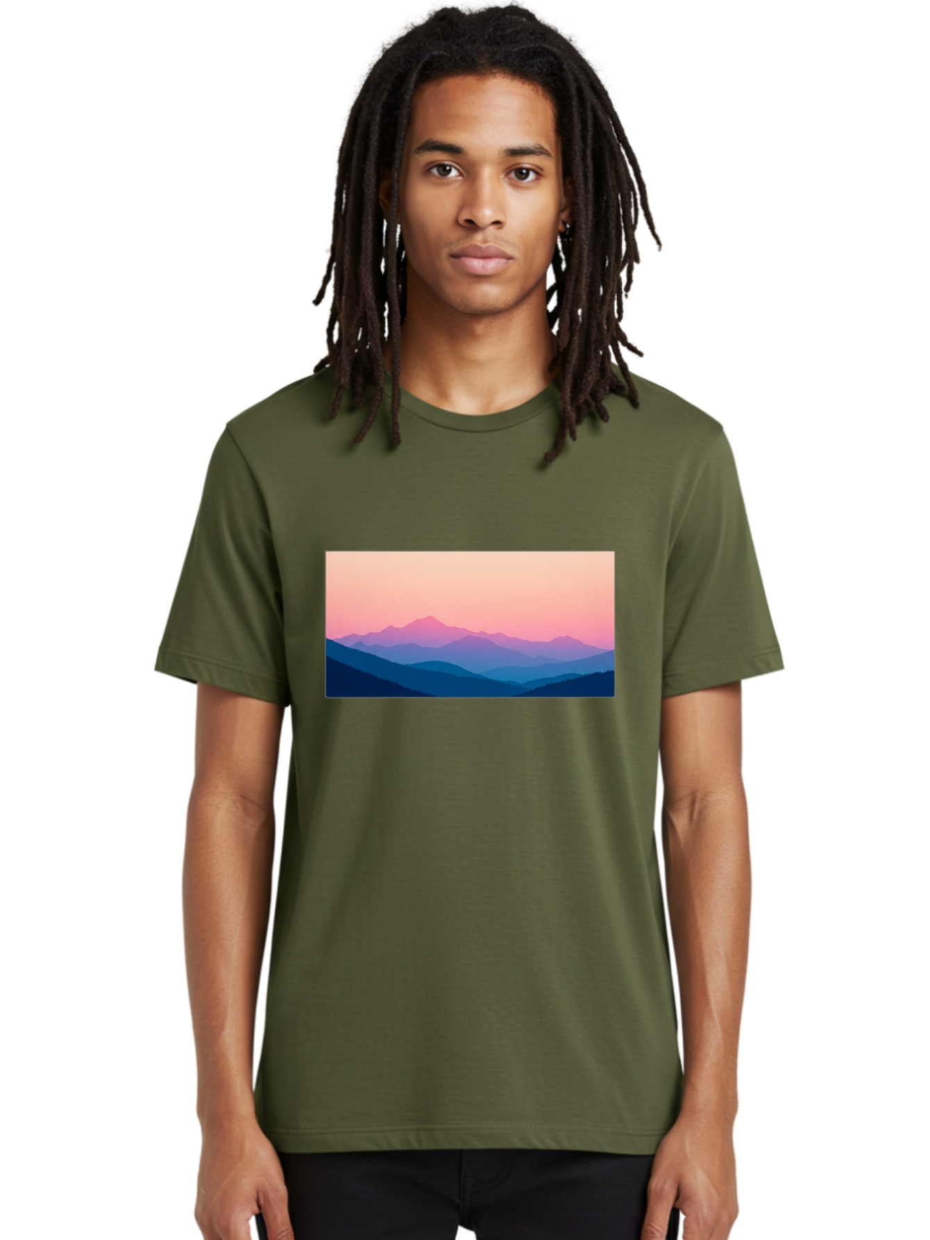 Mountain-Silhouettes Men'S Graphic Tee, 100% Cotton, Comfortable Casual Summer Wear, Machine Washable, Vintage Camera, Old Camera, Antique Camera, Black Camera, Classic Photography, Photography Equipment, Nostalgic Device, Film Camera, Bak913 26