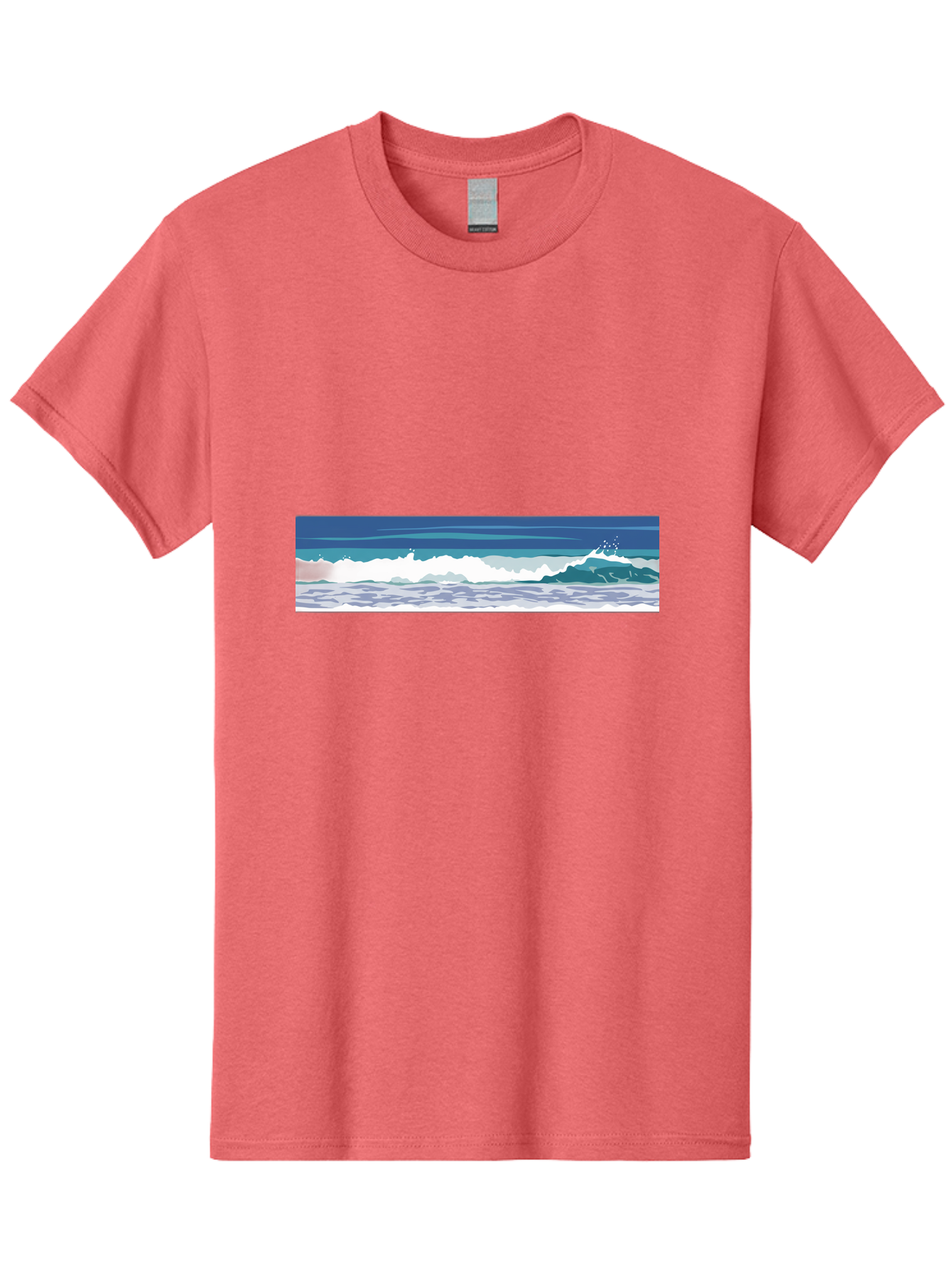 Ocean-Waves-1 Men'S Graphic Tee, 100% Cotton, Comfortable Casual Summer Wear, Machine Washable, Vintage Camera, Old Camera, Antique Camera, Black Camera, Classic Photography, Photography Equipment, Nostalgic Device, Film Camera, Camera Art Bak986 11
