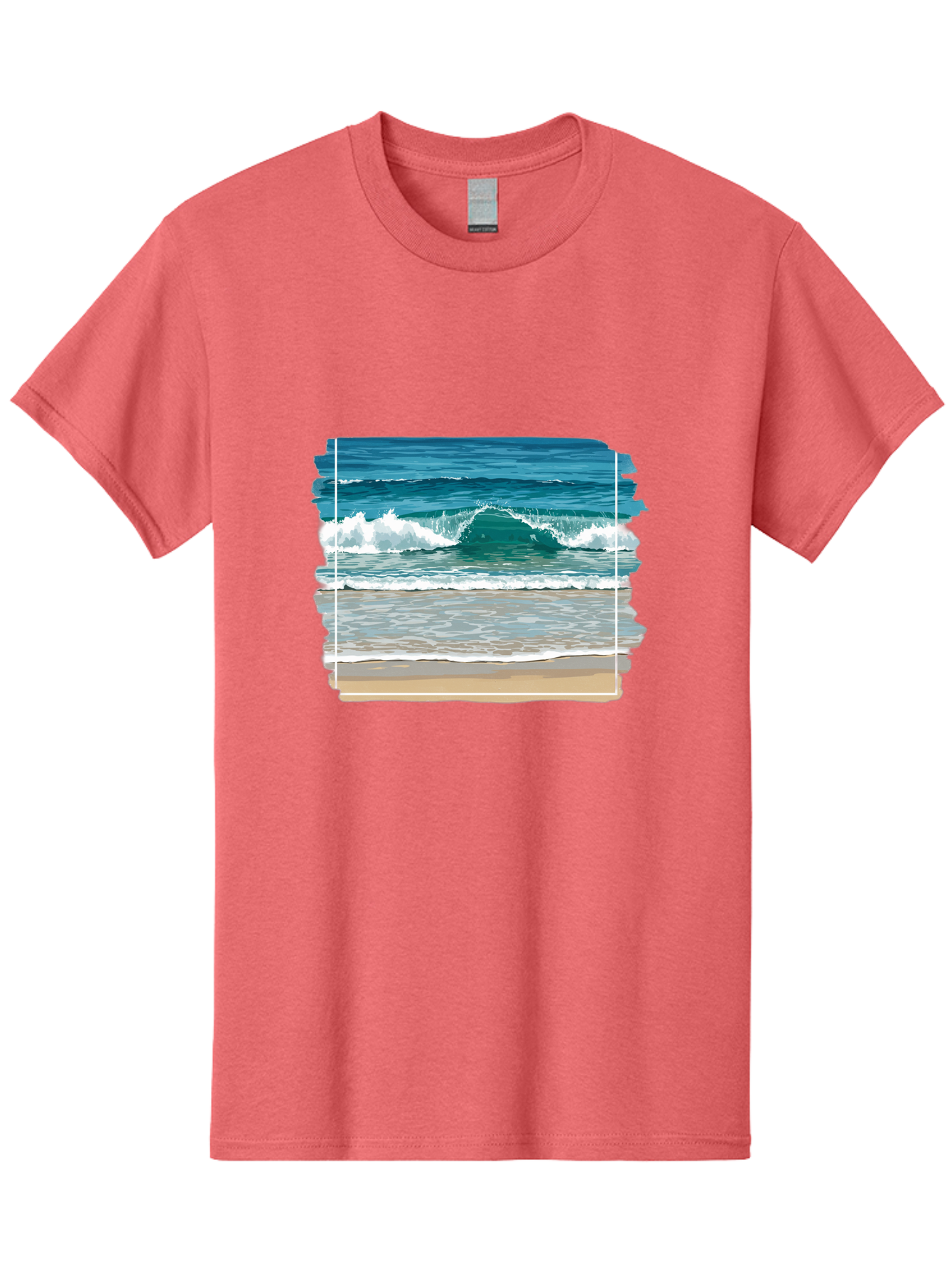 Ocean-Waves-2 Men'S Graphic Tee, 100% Cotton, Comfortable Casual Summer Wear, Machine Washable, Vintage Camera, Old Camera, Antique Camera, Black Camera, Classic Photography, Photography Equipment, Nostalgic Device, Film Camera, Camera Art Bak987 7