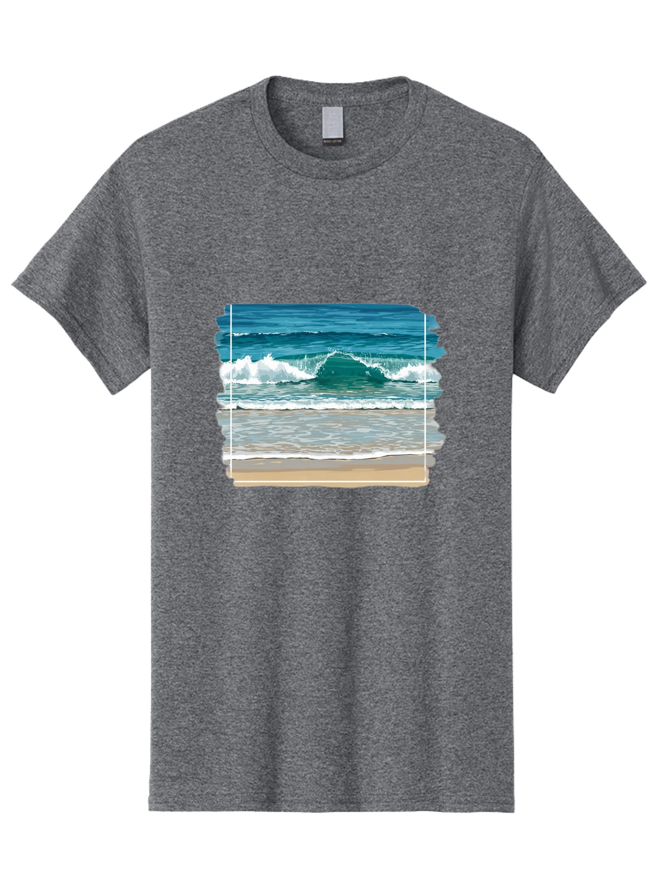 Ocean-Waves-2 Men'S Graphic Tee, 100% Cotton, Comfortable Casual Summer Wear, Machine Washable, Vintage Camera, Old Camera, Antique Camera, Black Camera, Classic Photography, Photography Equipment, Nostalgic Device, Film Camera, Camera Art Bak987 8