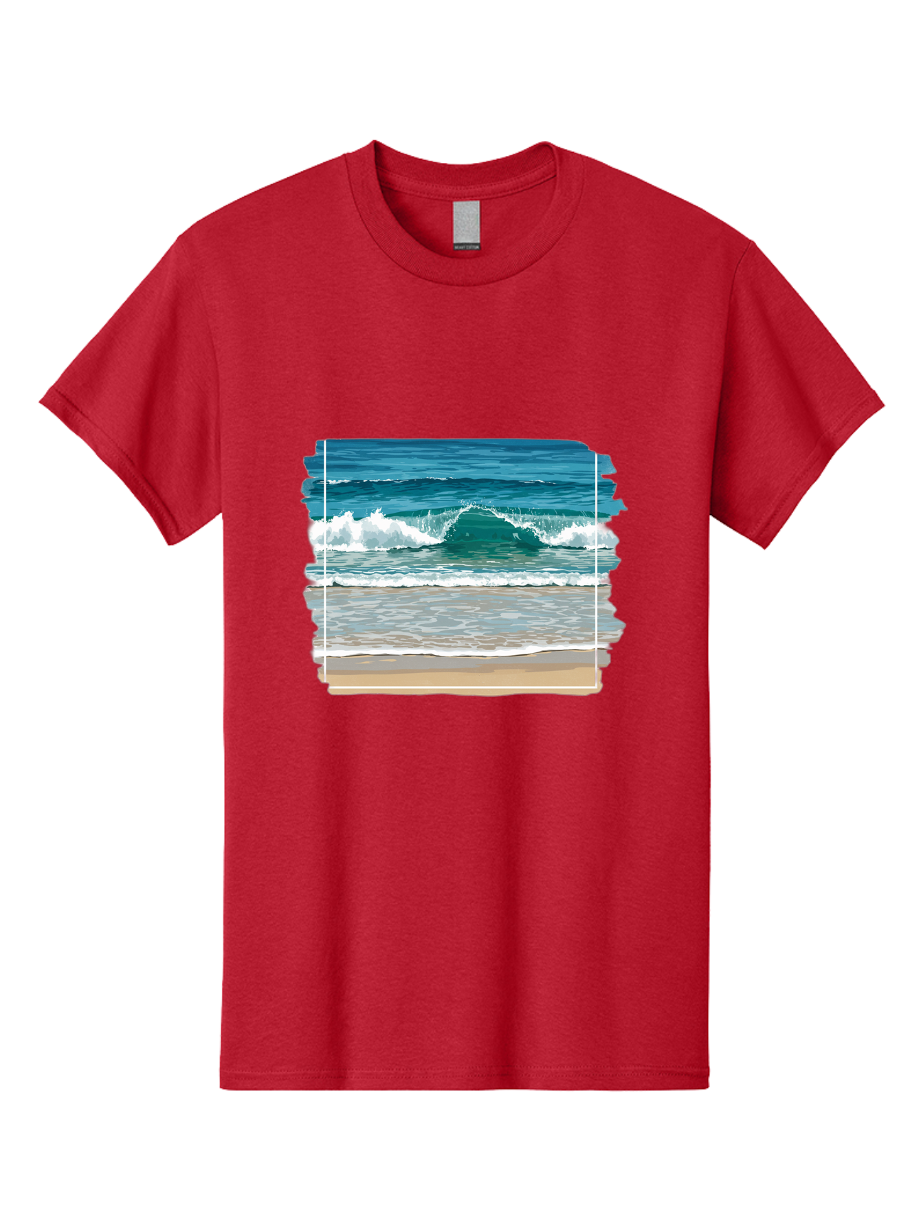 Ocean-Waves-2 Men'S Graphic Tee, 100% Cotton, Comfortable Casual Summer Wear, Machine Washable, Vintage Camera, Old Camera, Antique Camera, Black Camera, Classic Photography, Photography Equipment, Nostalgic Device, Film Camera, Camera Art Bak987 9