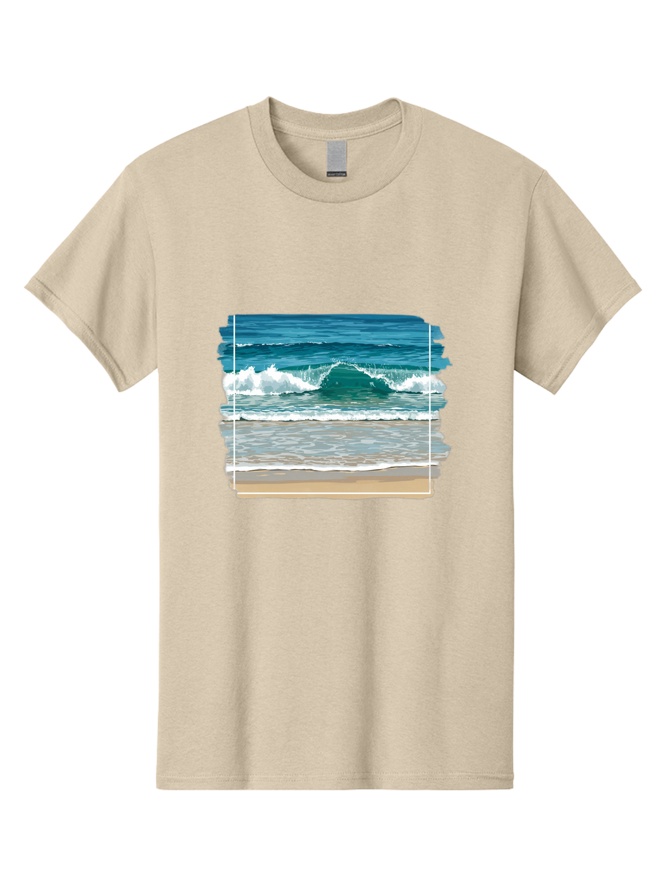 Ocean-Waves-2 Men'S Graphic Tee, 100% Cotton, Comfortable Casual Summer Wear, Machine Washable, Vintage Camera, Old Camera, Antique Camera, Black Camera, Classic Photography, Photography Equipment, Nostalgic Device, Film Camera, Camera Art Bak987 4