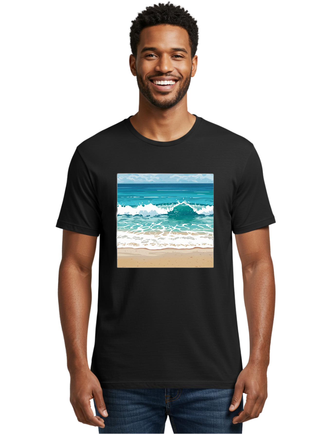 Ocean-Waves Men'S Graphic Tee, 100% Cotton, Comfortable Casual Summer Wear, Machine Washable, Vintage Camera, Old Camera, Antique Camera, Black Camera, Classic Photography, Photography Equipment, Nostalgic Device, Film Camera, Camera Art Bak988 23