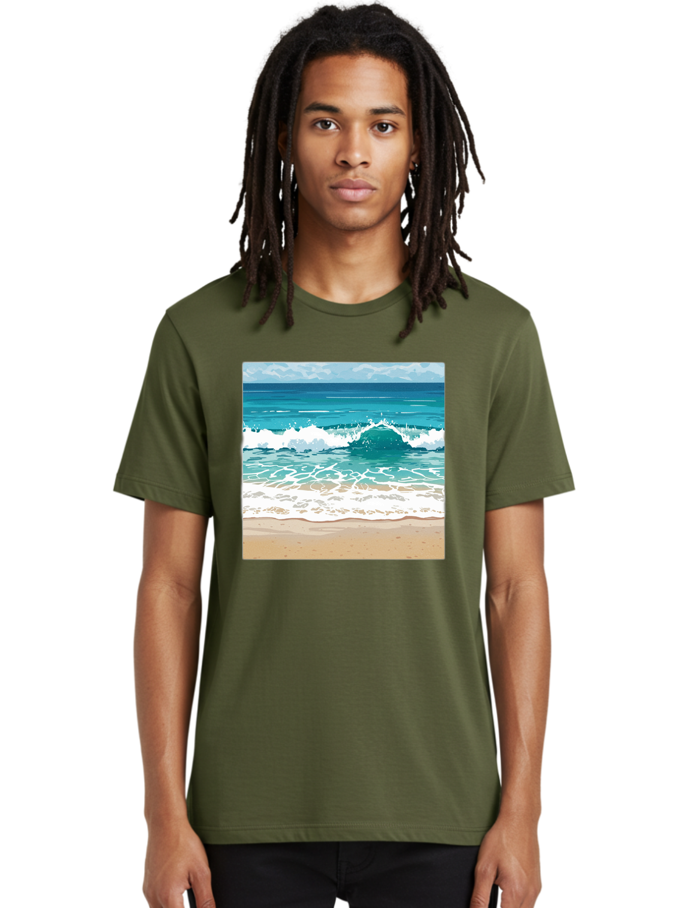 Ocean-Waves Men'S Graphic Tee, 100% Cotton, Comfortable Casual Summer Wear, Machine Washable, Vintage Camera, Old Camera, Antique Camera, Black Camera, Classic Photography, Photography Equipment, Nostalgic Device, Film Camera, Camera Art Bak988 22