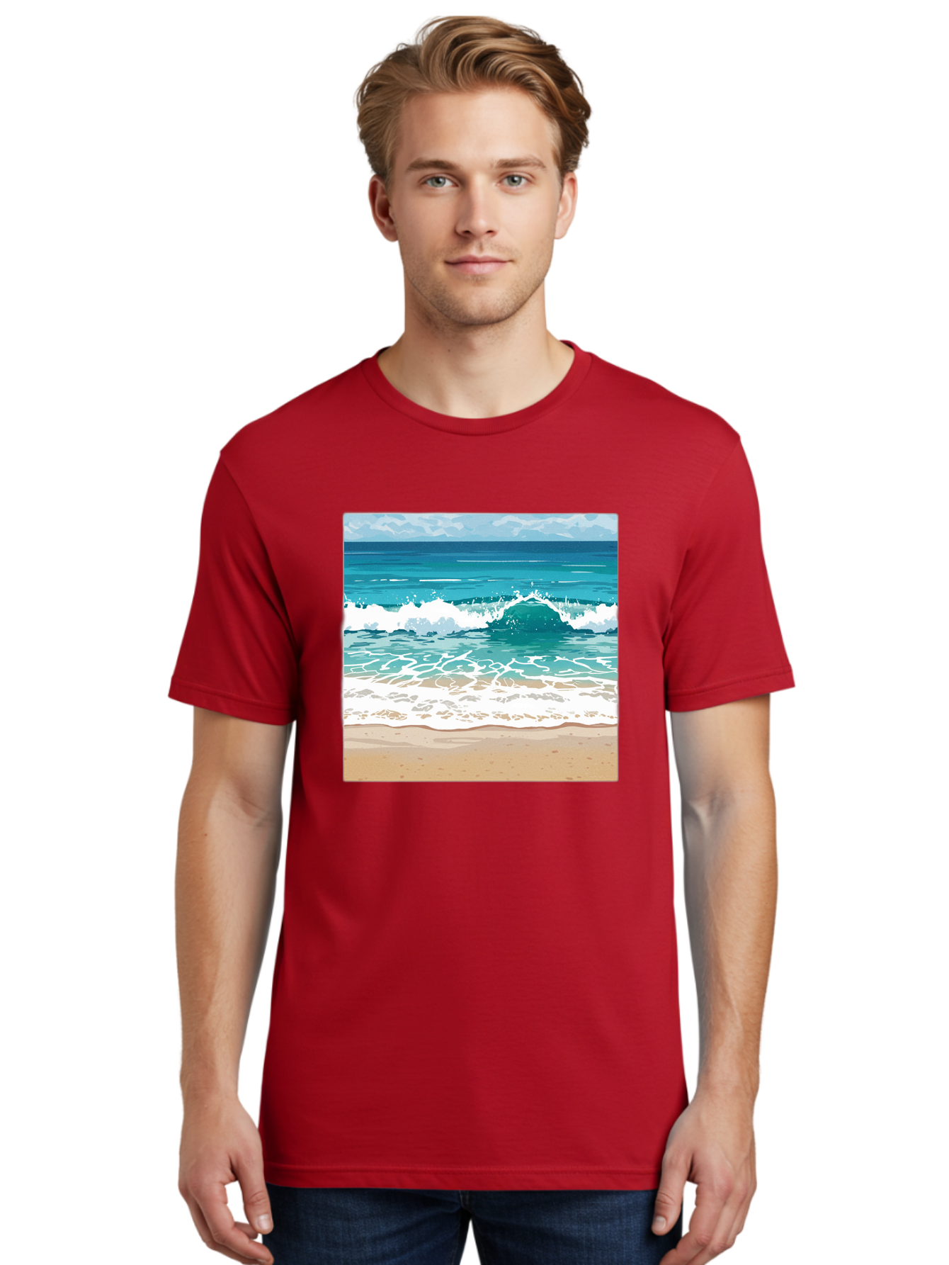 Ocean-Waves Men'S Graphic Tee, 100% Cotton, Comfortable Casual Summer Wear, Machine Washable, Vintage Camera, Old Camera, Antique Camera, Black Camera, Classic Photography, Photography Equipment, Nostalgic Device, Film Camera, Camera Art Bak988 24