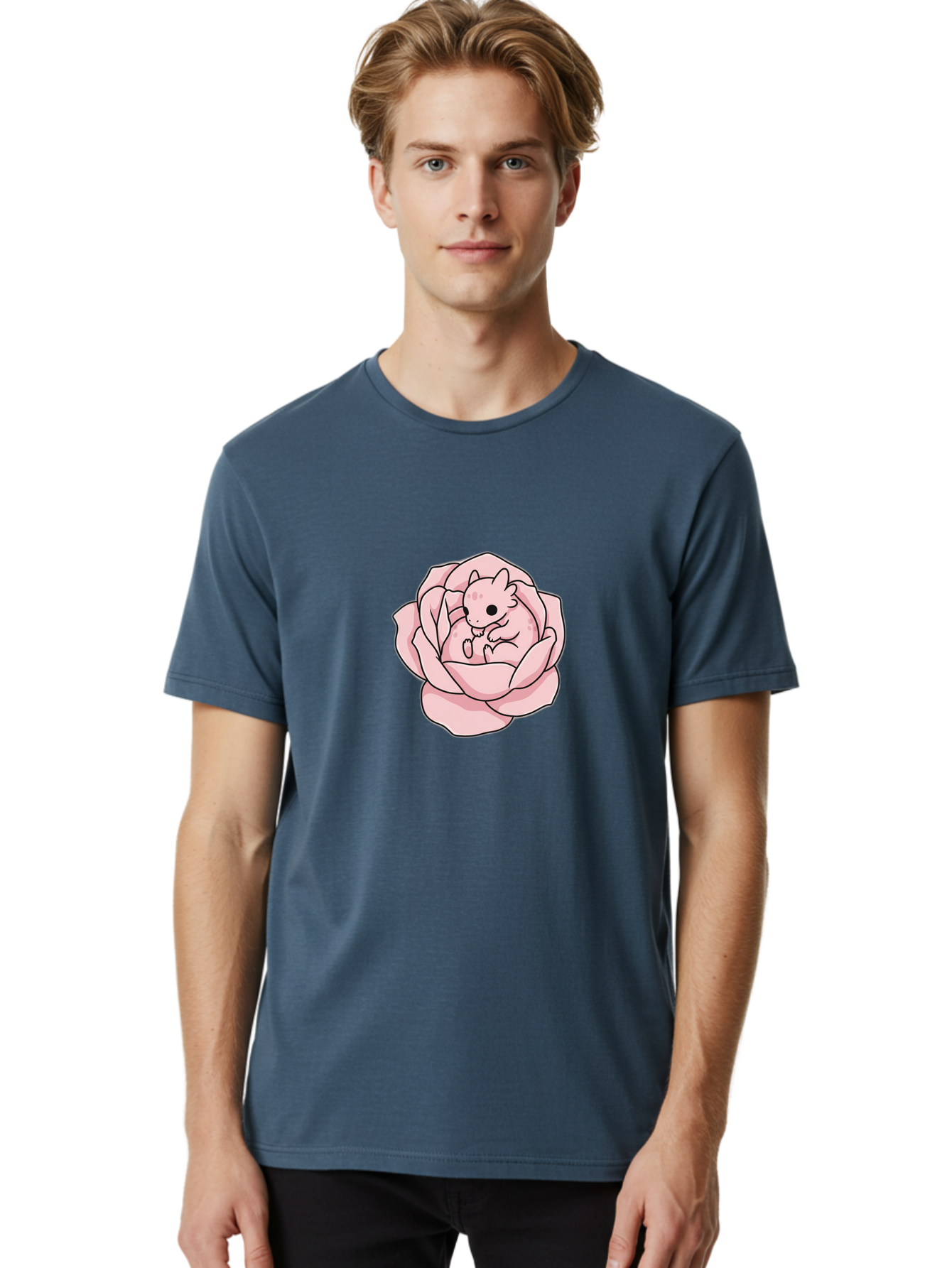 Pink-Cat-In-Flower Men'S Graphic Tee, 100% Cotton, Comfortable Casual Summer Wear, Machine Washable, Vintage Camera, Old Camera, Antique Camera, Black Camera, Classic Photography, Photography Equipment, Nostalgic Device, Film Camera, Bal090 24