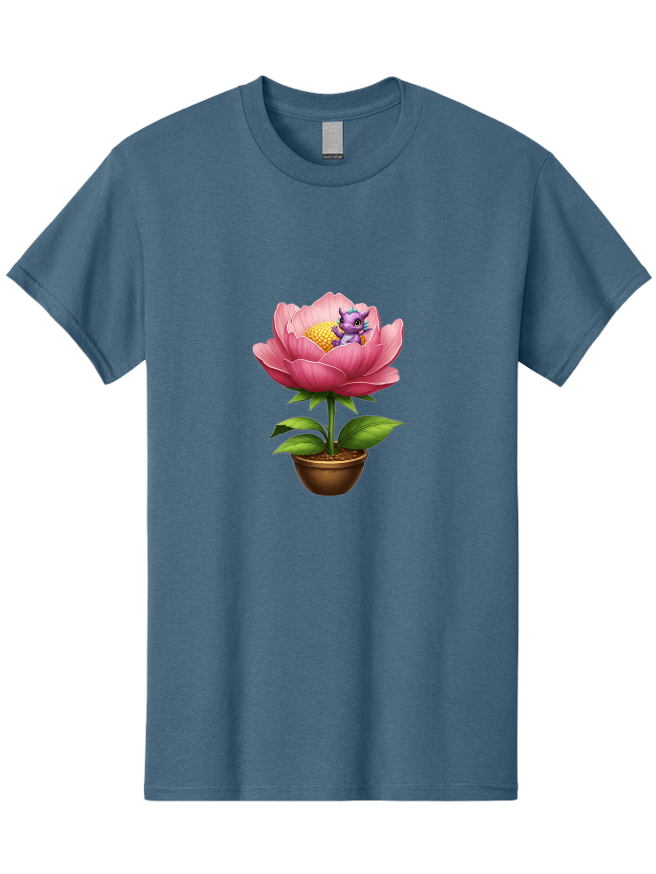 Pink-Flower-With-Purple-Dragon Men'S Graphic Tee, 100% Cotton, Comfortable Casual Summer Wear, Machine Washable, Vintage Camera, Old Camera, Antique Camera, Black Camera, Classic Photography, Photography Equipment, Nostalgic Device, Bal125 8